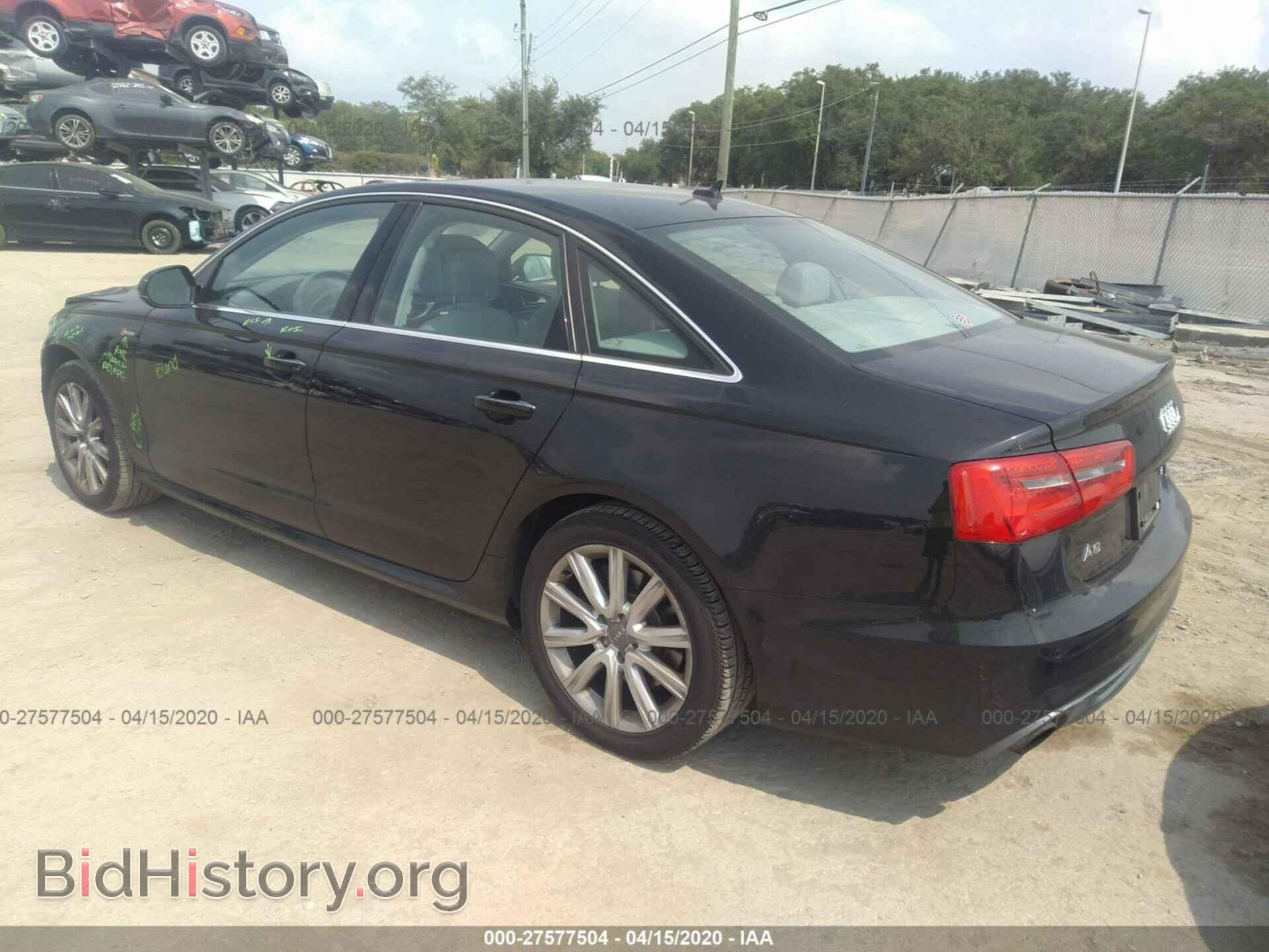 2013 AUDI A6 - VIN: WAUHGBFC4DN007616 - Фото 3
