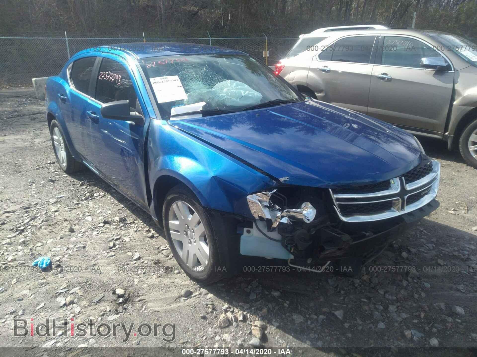 Photo 1C3CDZAB0CN177391 - DODGE AVENGER 2012
