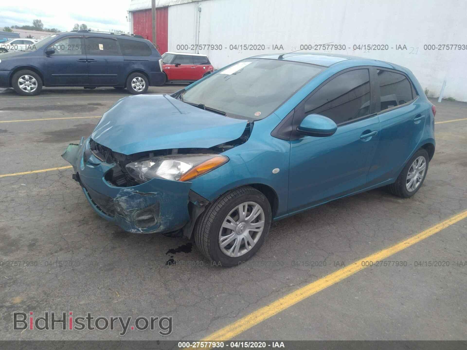 2011 MAZDA MAZDA2 - VIN: JM1DE1HZ2B0128173 - Photo 2