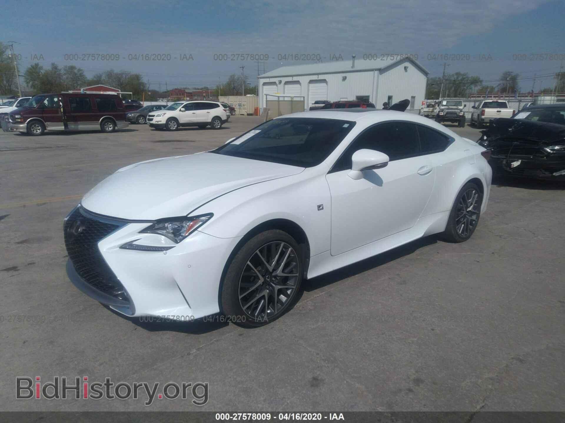 2017 LEXUS RC - VIN: JTHSE5BC9H5008271 - Фото 2