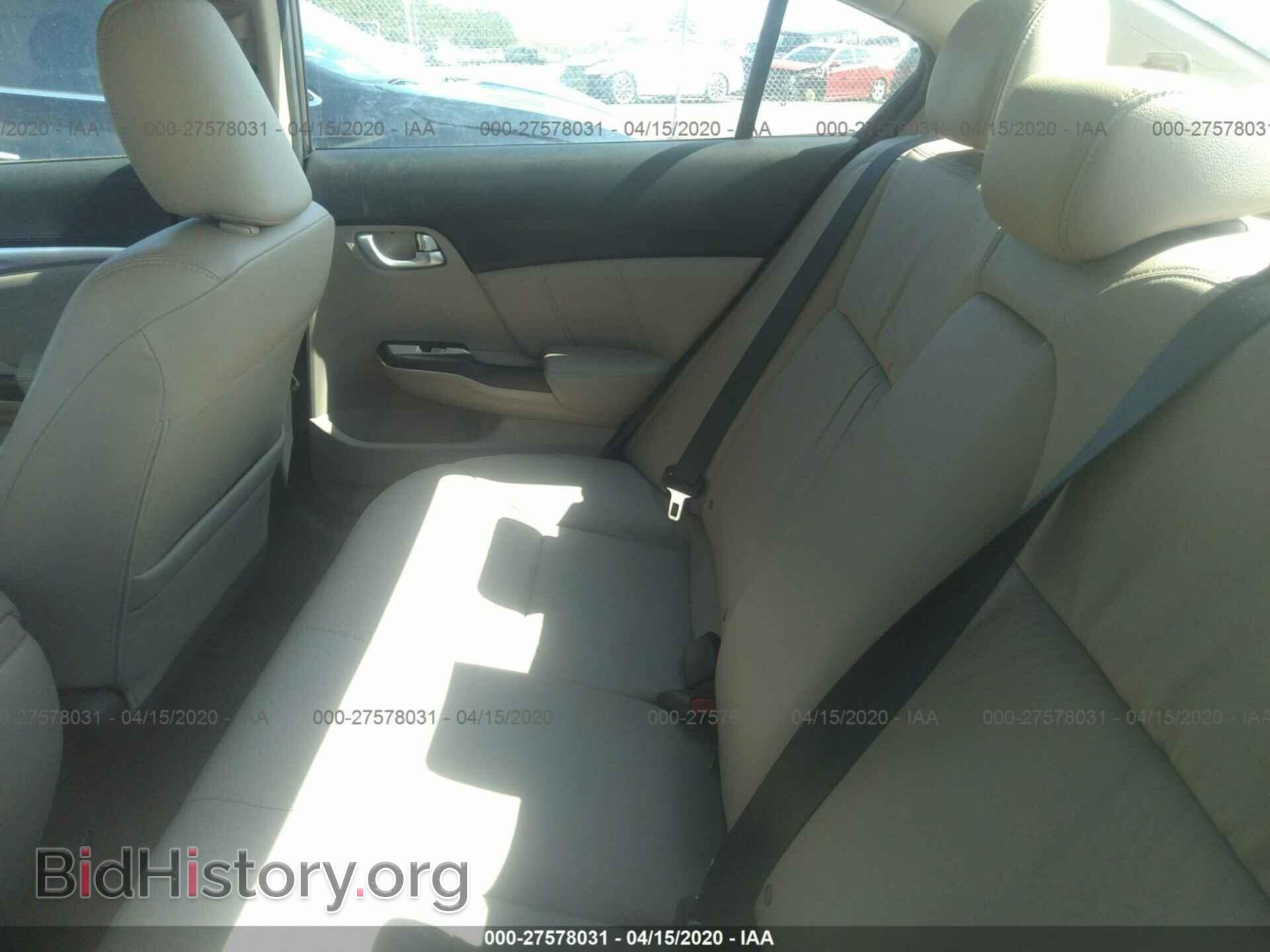 2013 HONDA CIVIC - VIN: 19XFB4F3XDE004065 - Фото 8
