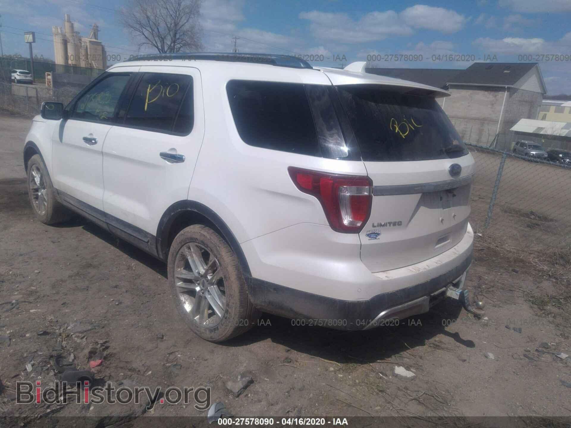 2016 FORD EXPLORER - VIN: 1FM5K8F83GGA23829 - Фото 3
