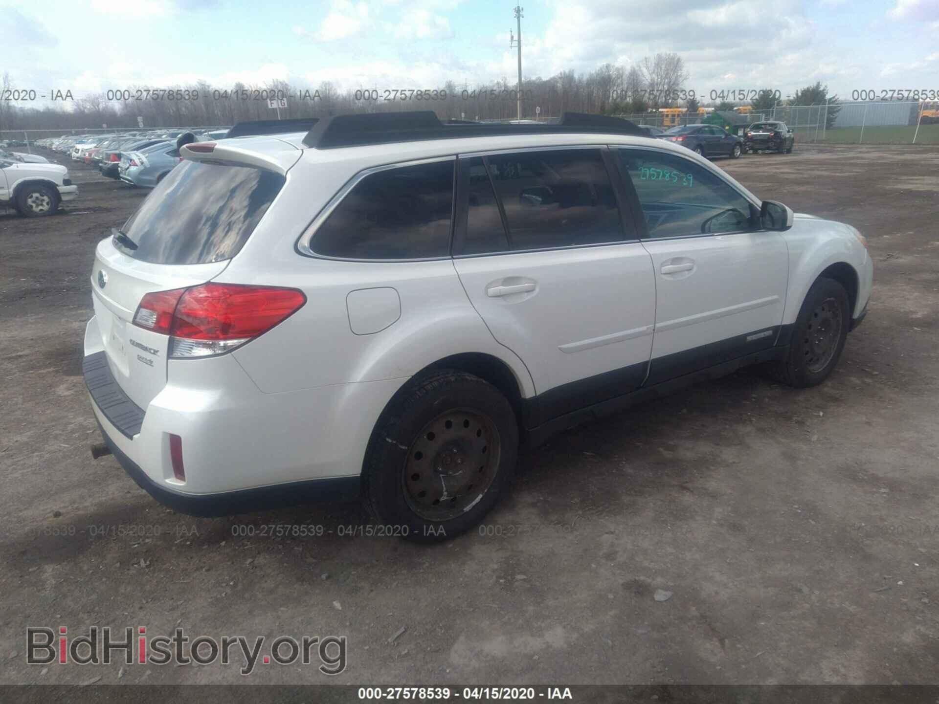 2011 SUBARU OUTBACK - VIN: 4S4BRBGC6B3414245 - Фото 4