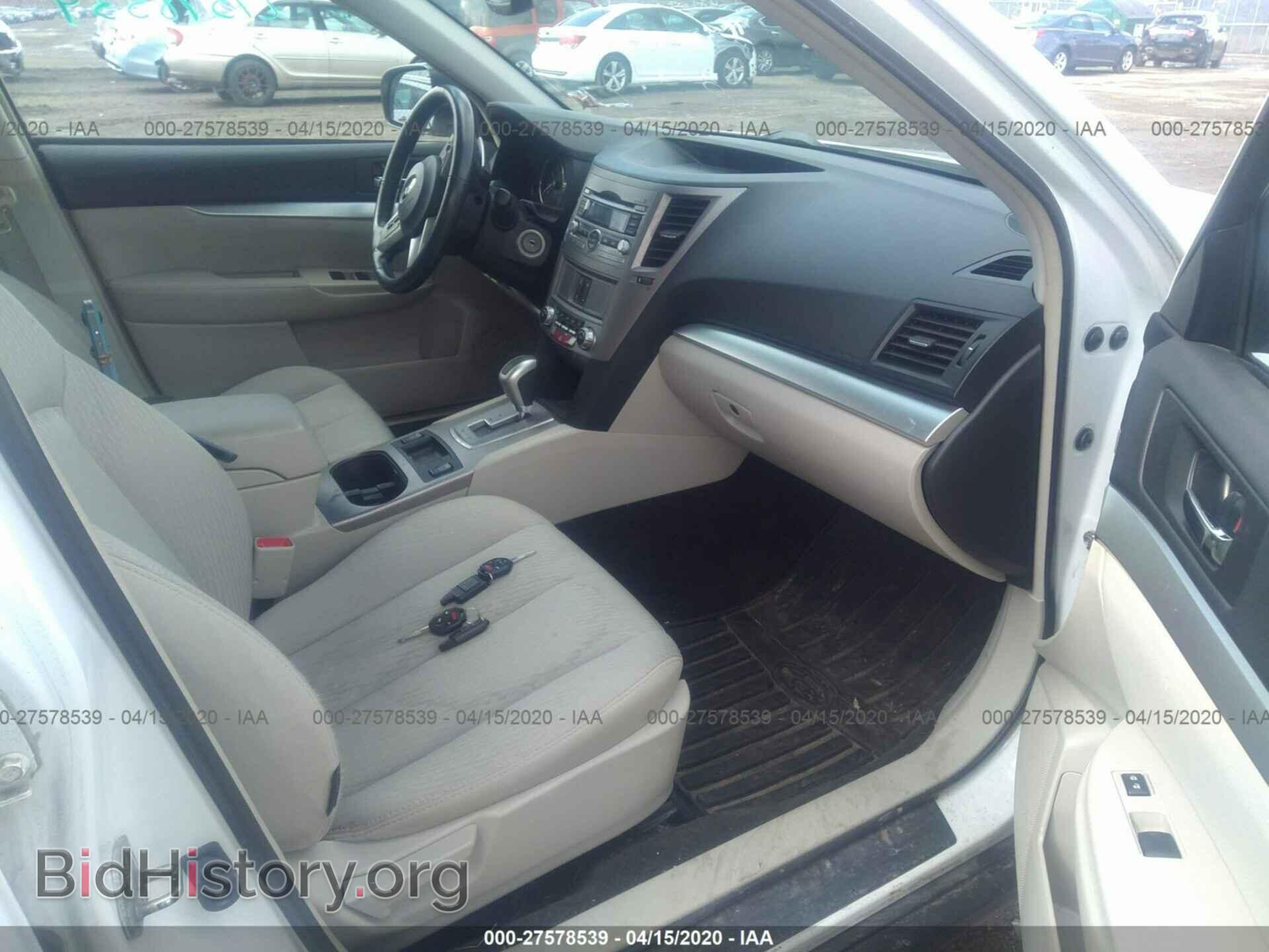 2011 SUBARU OUTBACK - VIN: 4S4BRBGC6B3414245 - Фото 5