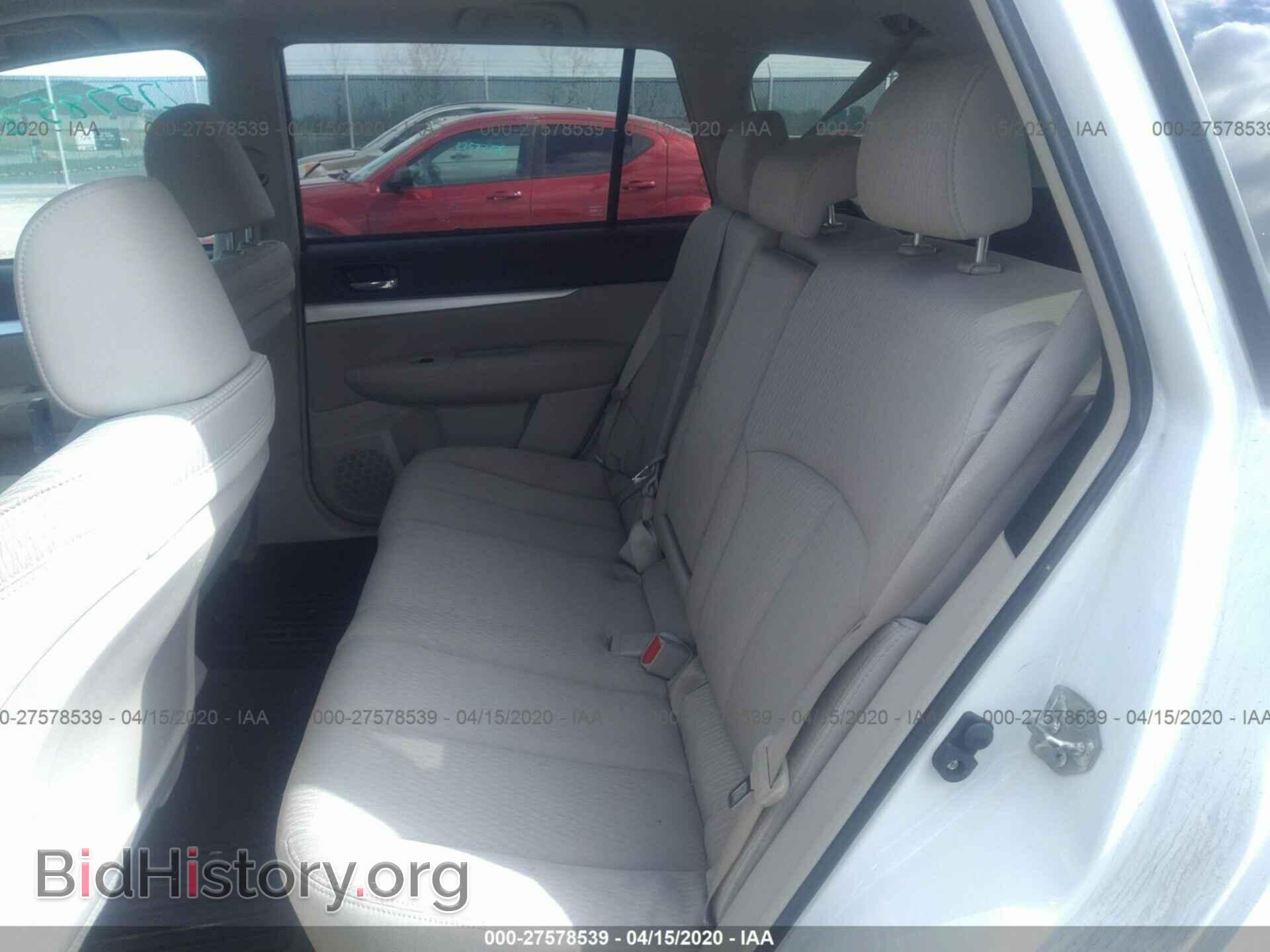 2011 SUBARU OUTBACK - VIN: 4S4BRBGC6B3414245 - Фото 8