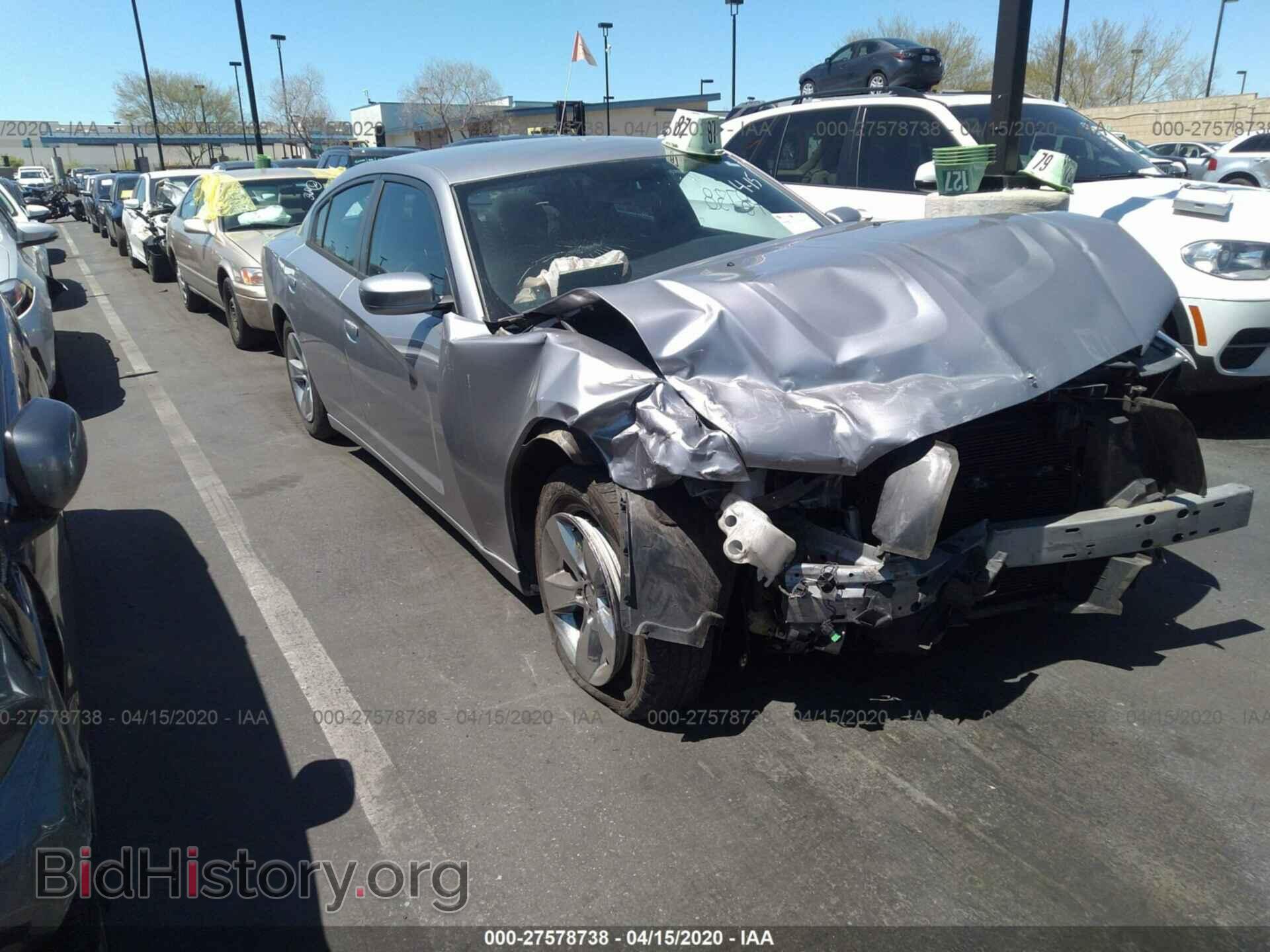Photo 2C3CDXBG3DH623722 - DODGE CHARGER 2013