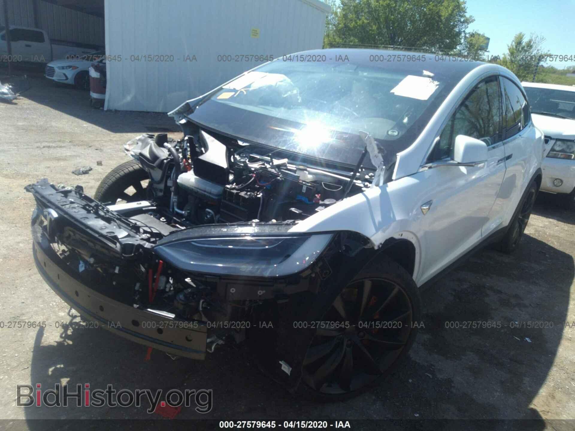 2020 TESLA MODEL X - VIN: 5YJXCDE41LF236624 - Фото 2