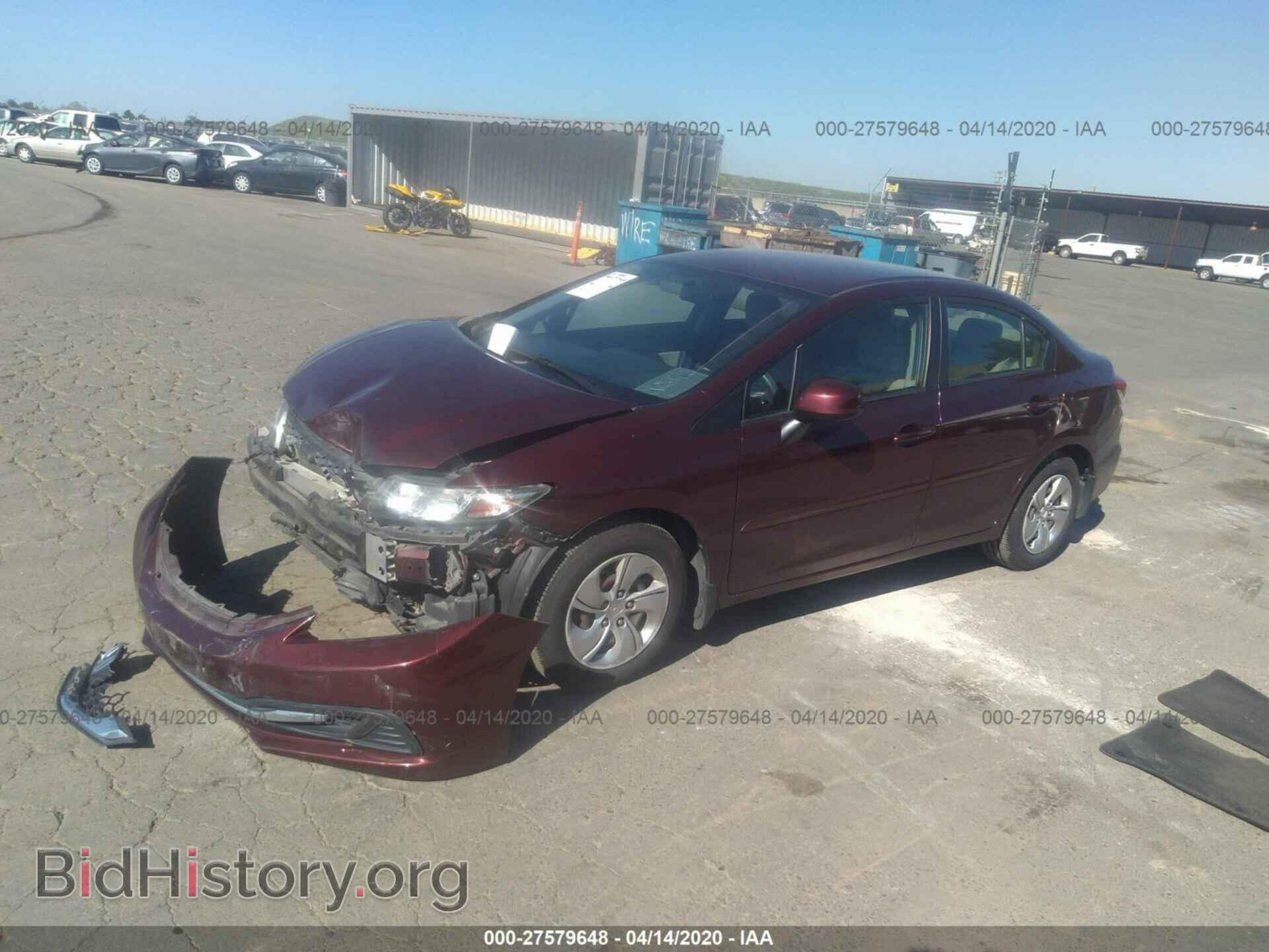 2013 HONDA CIVIC - VIN: 19XFB2F55DE202591 - Photo 2