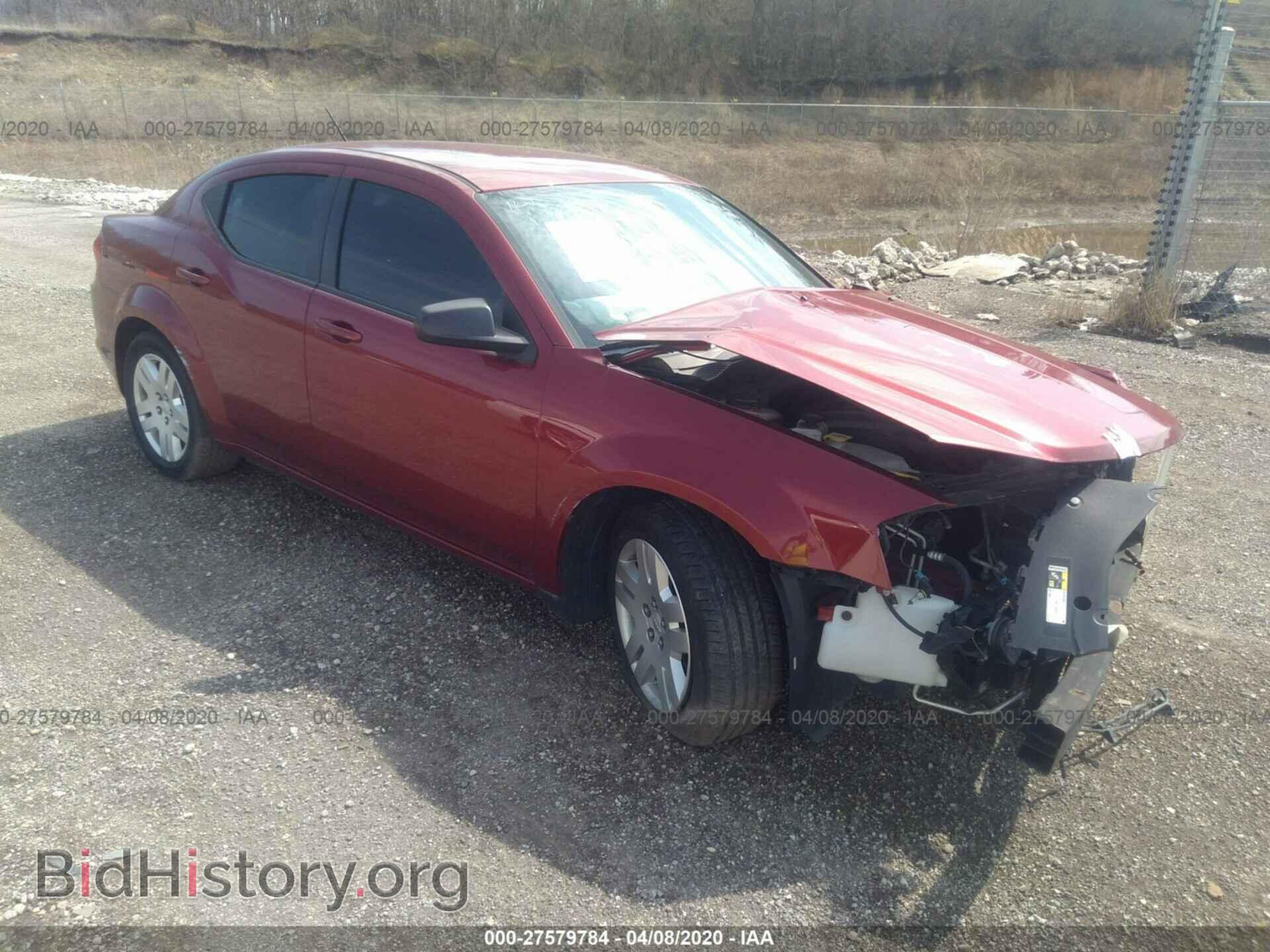 Photo 1C3CDZAB4EN190616 - DODGE AVENGER 2014