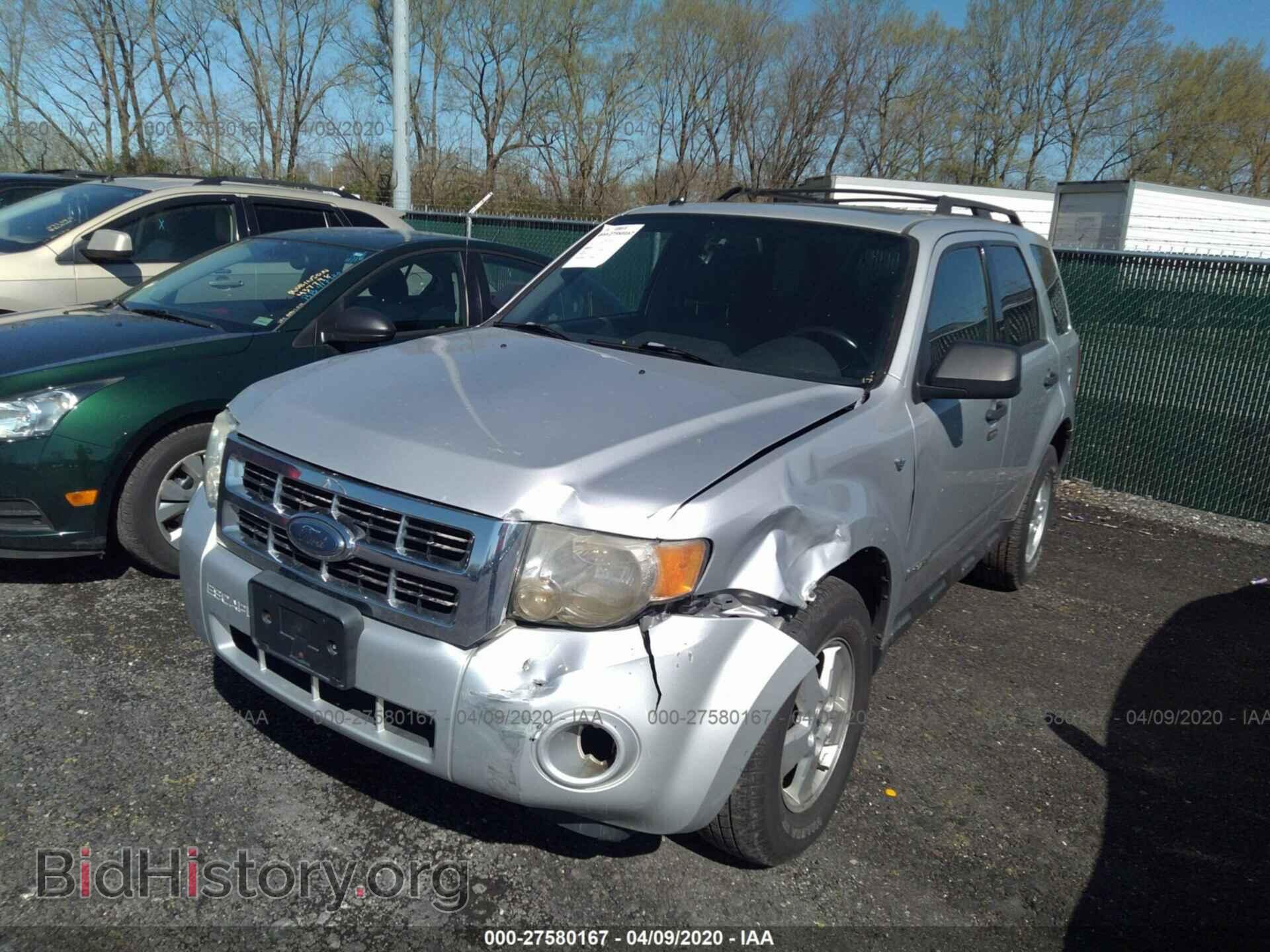 2008 FORD ESCAPE - VIN: 1FMCU93188KA47010 - Фото 2