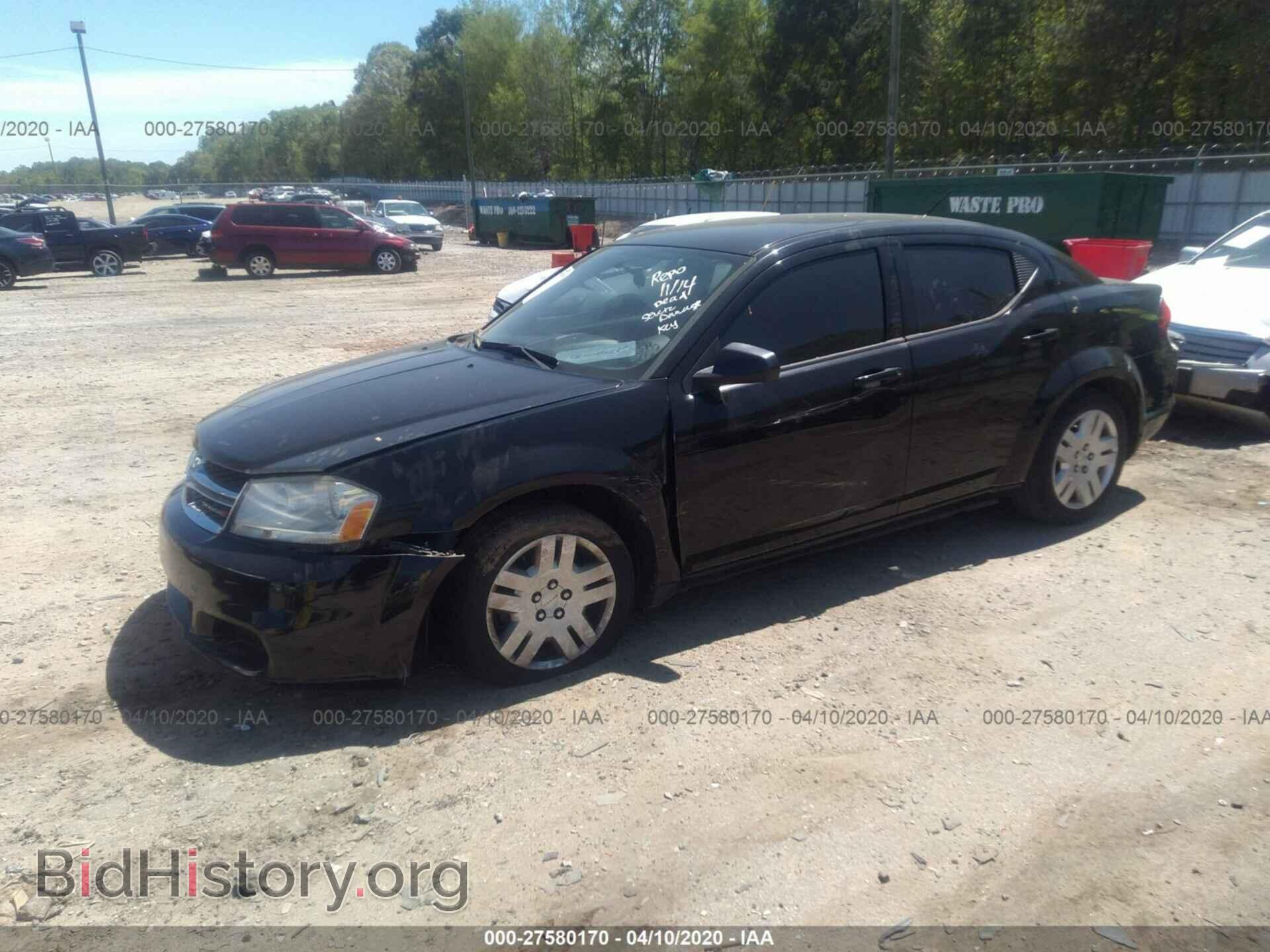 2013 DODGE AVENGER - VIN: 1C3CDZAG6DN748511 - Фото 2