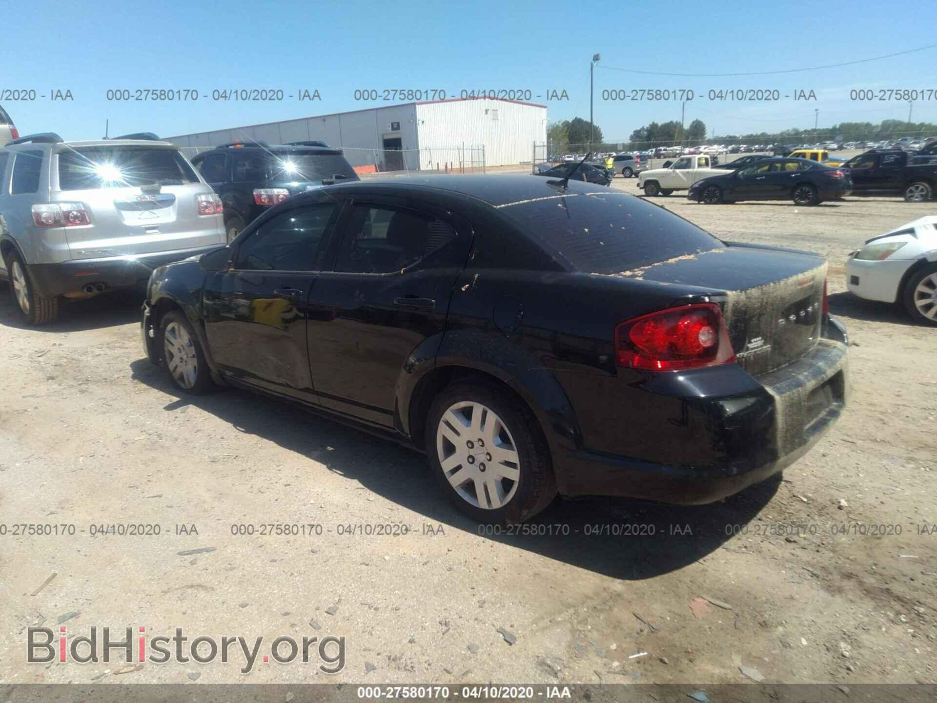 2013 DODGE AVENGER - VIN: 1C3CDZAG6DN748511 - Фото 3
