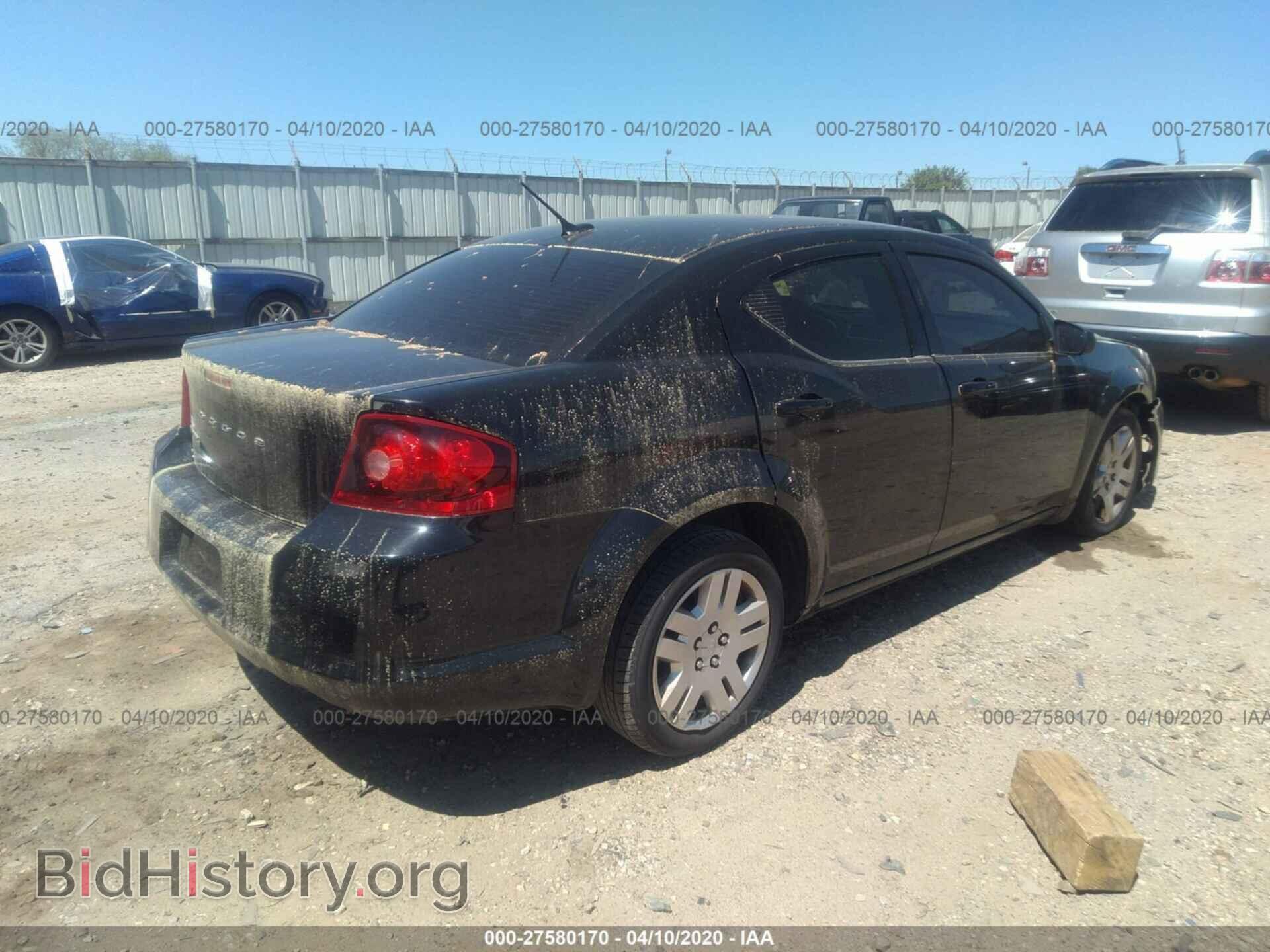 2013 DODGE AVENGER - VIN: 1C3CDZAG6DN748511 - Фото 4
