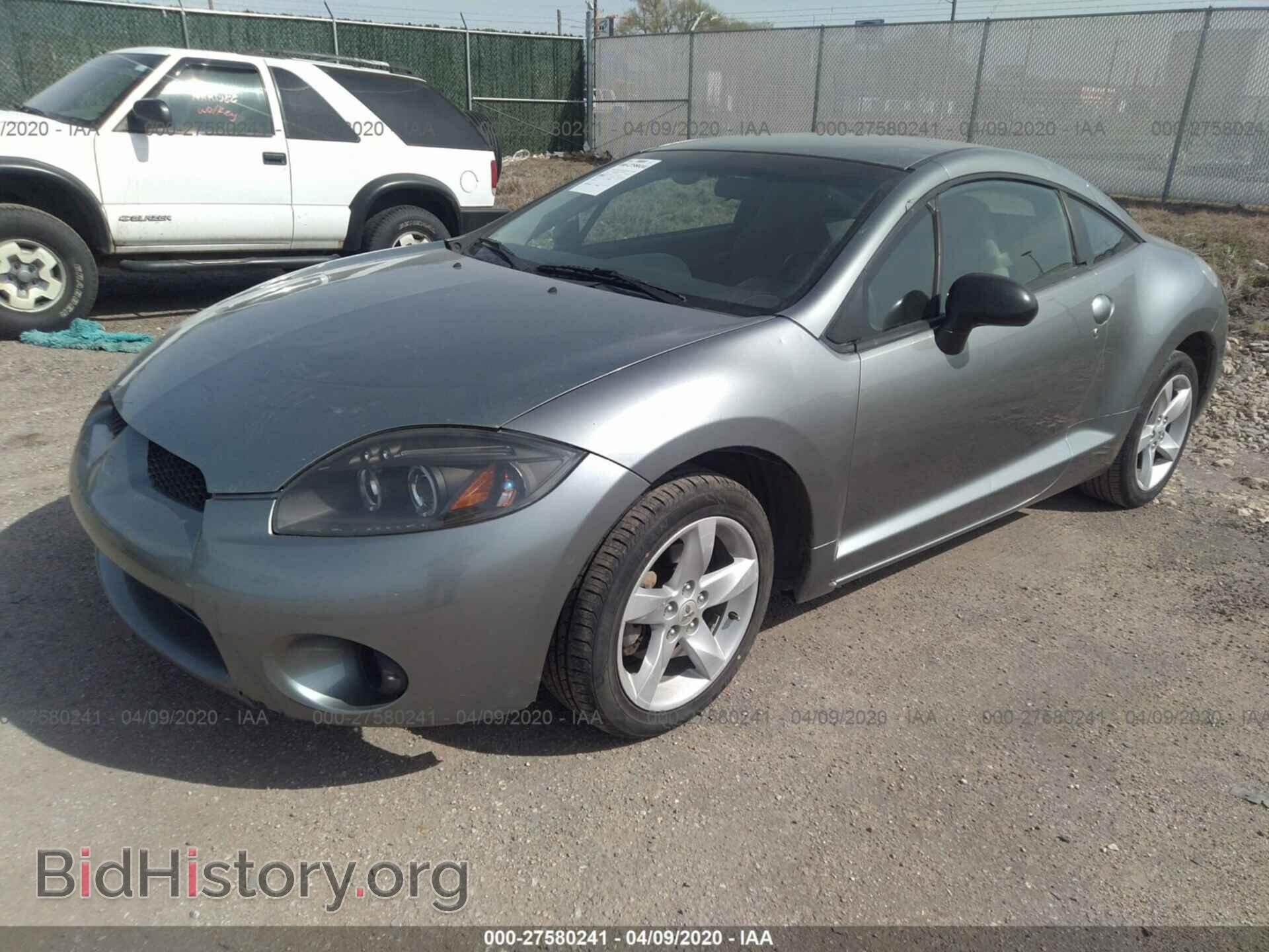 2007 MITSUBISHI ECLIPSE - VIN: 4A3AK24F87E011279 - Фото 2