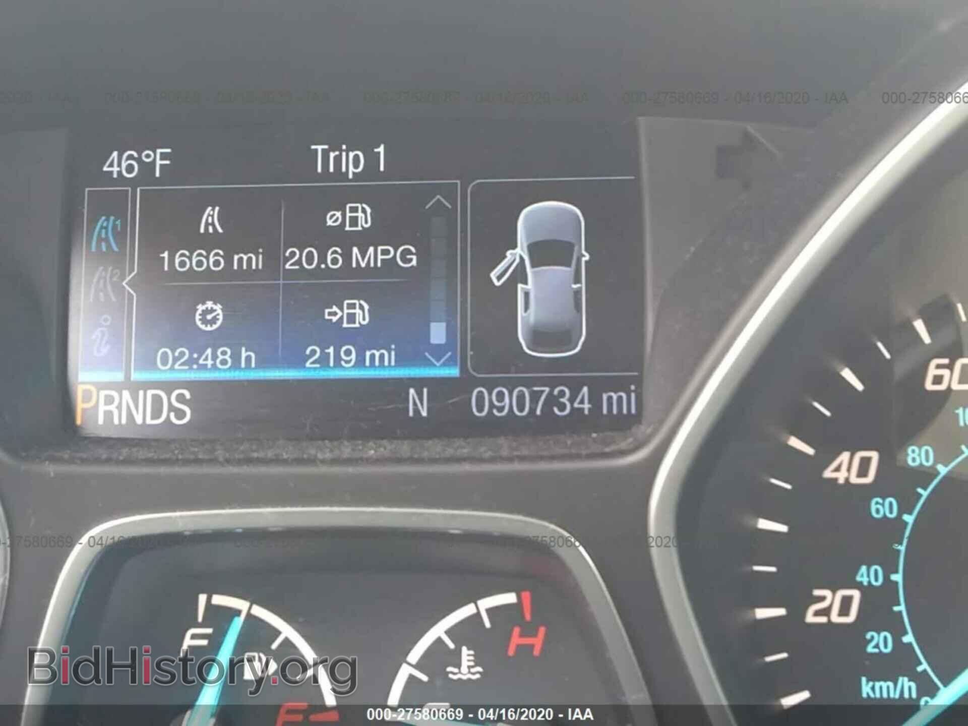 2013 FORD ESCAPE - VIN: 1FMCU9G98DUC98219 - Фото 7