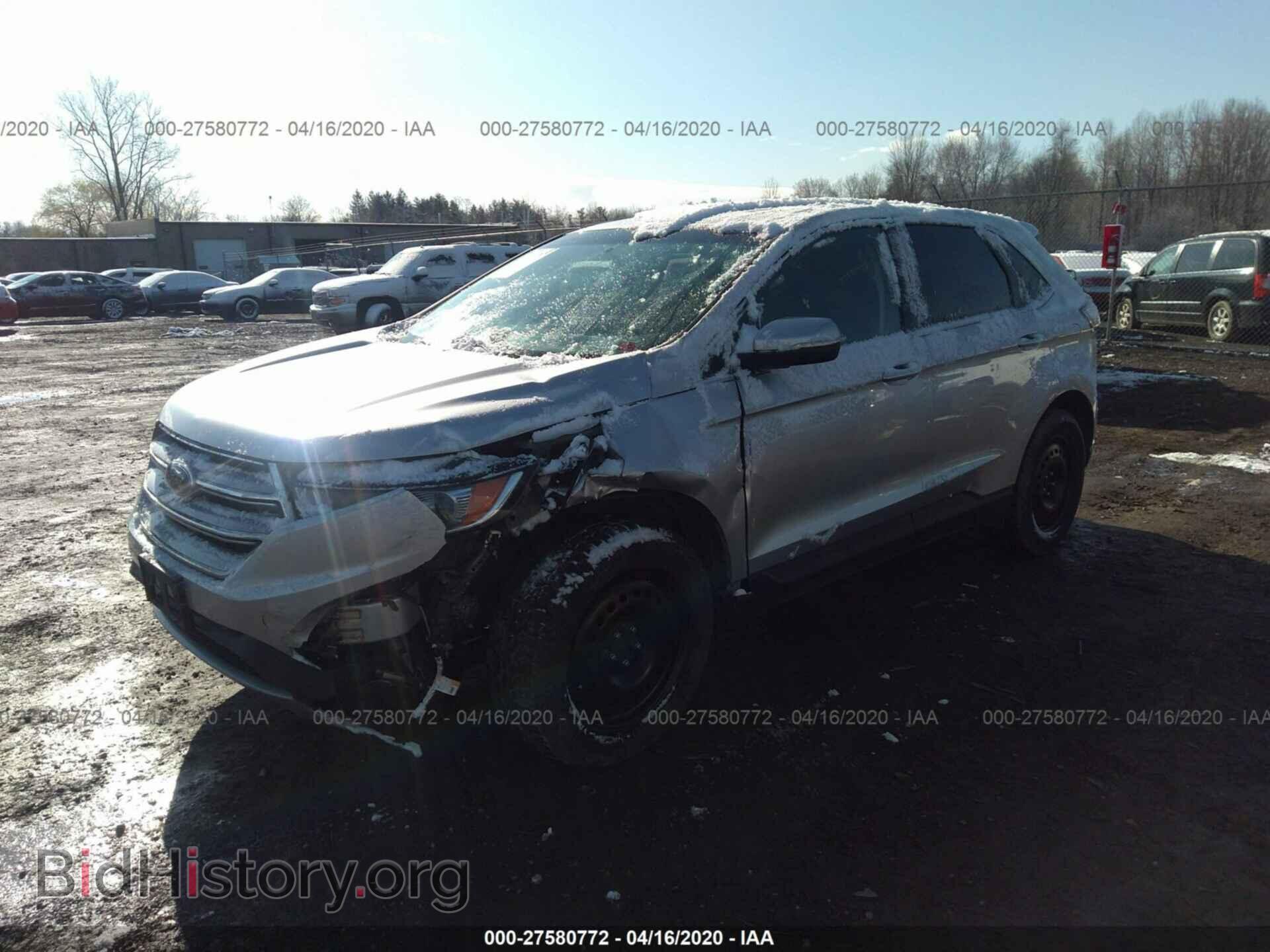 2016 FORD EDGE - VIN: 2FMPK4J87GBB22900 - Фото 2