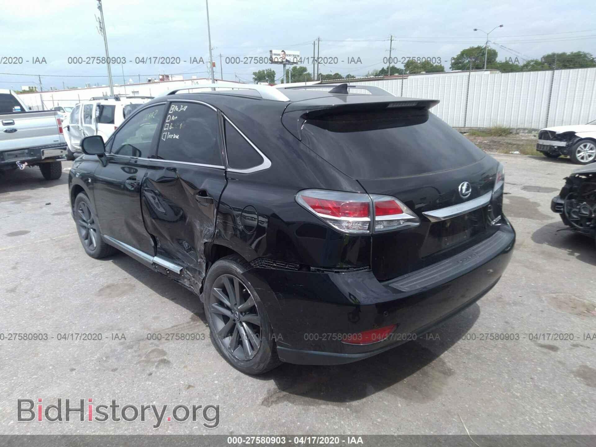 2015 LEXUS RX - VIN: 2T2BK1BA9FC315890 - Фото 3