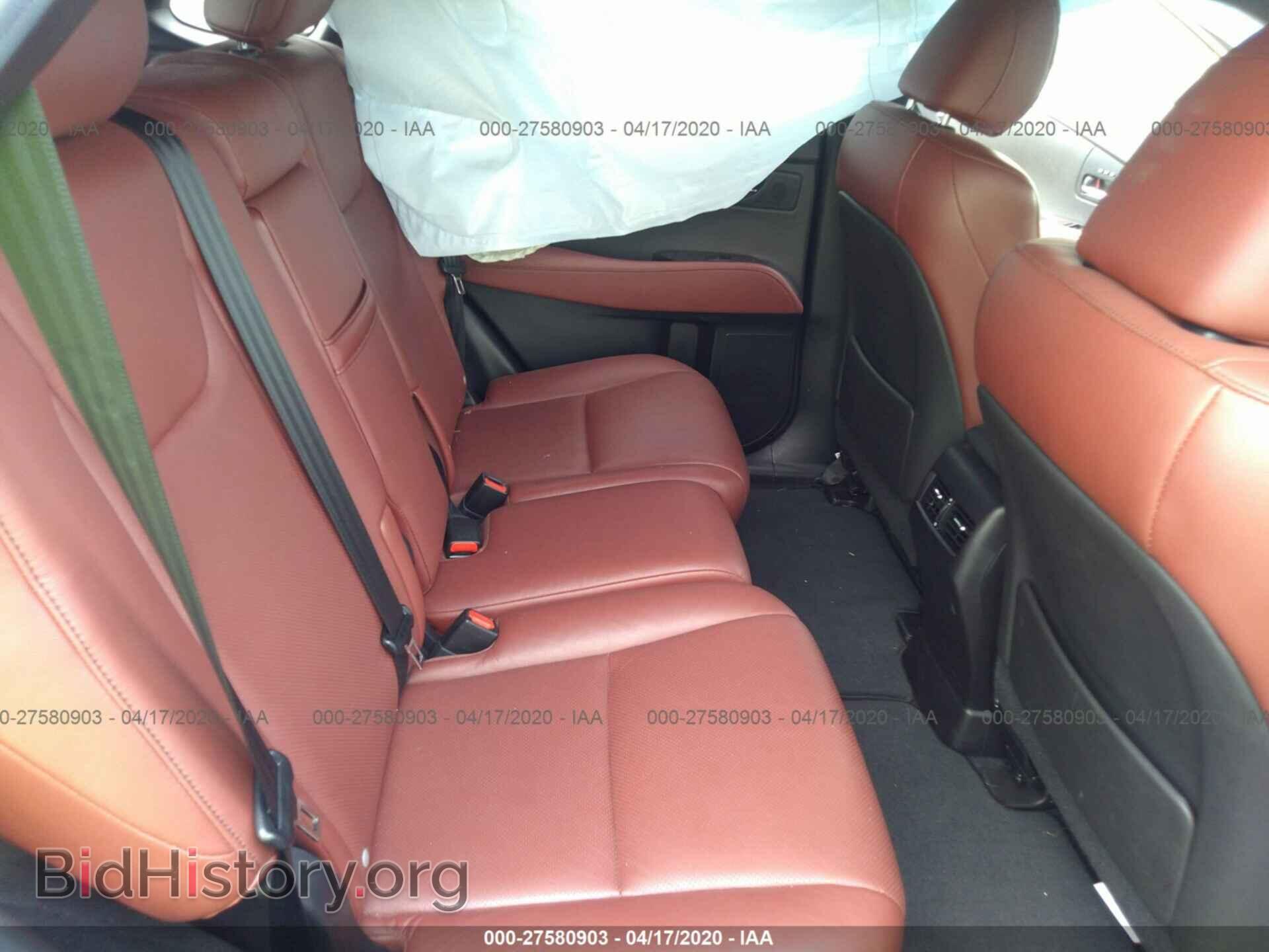 2015 LEXUS RX - VIN: 2T2BK1BA9FC315890 - Фото 8
