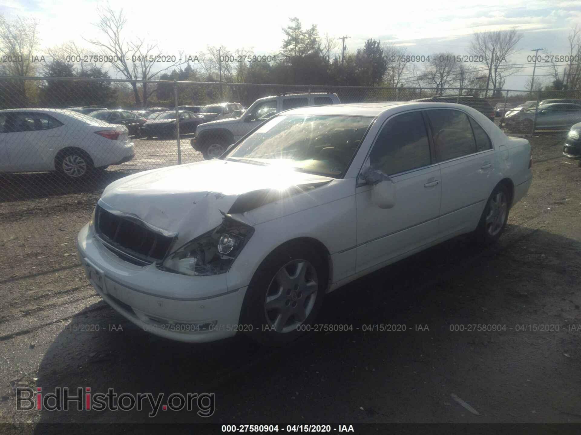 2004 LEXUS LS - VIN: JTHBN36FX40171933 - Фото 2