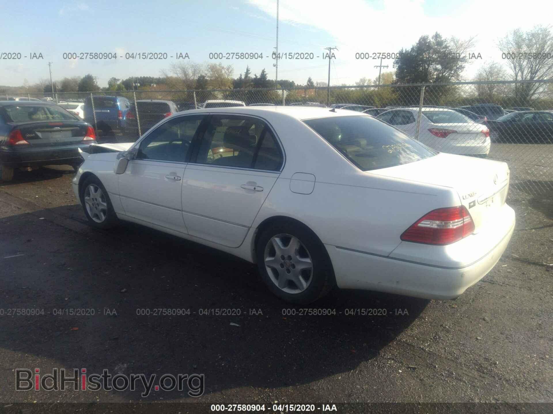 2004 LEXUS LS - VIN: JTHBN36FX40171933 - Фото 3