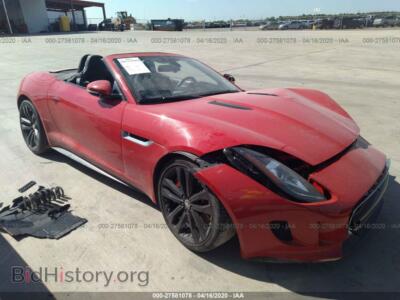 2014 Jaguar F-TYPE V8 S, red — VIN SAJWA6GL4EMK04070, IAAI