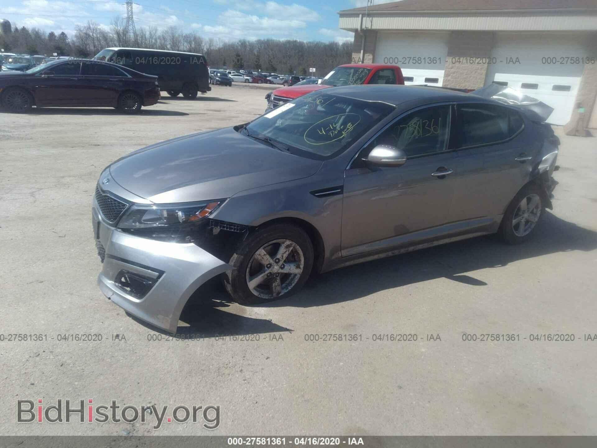 2015 KIA OPTIMA - VIN: 5XXGM4A71FG389857 - Фото 2