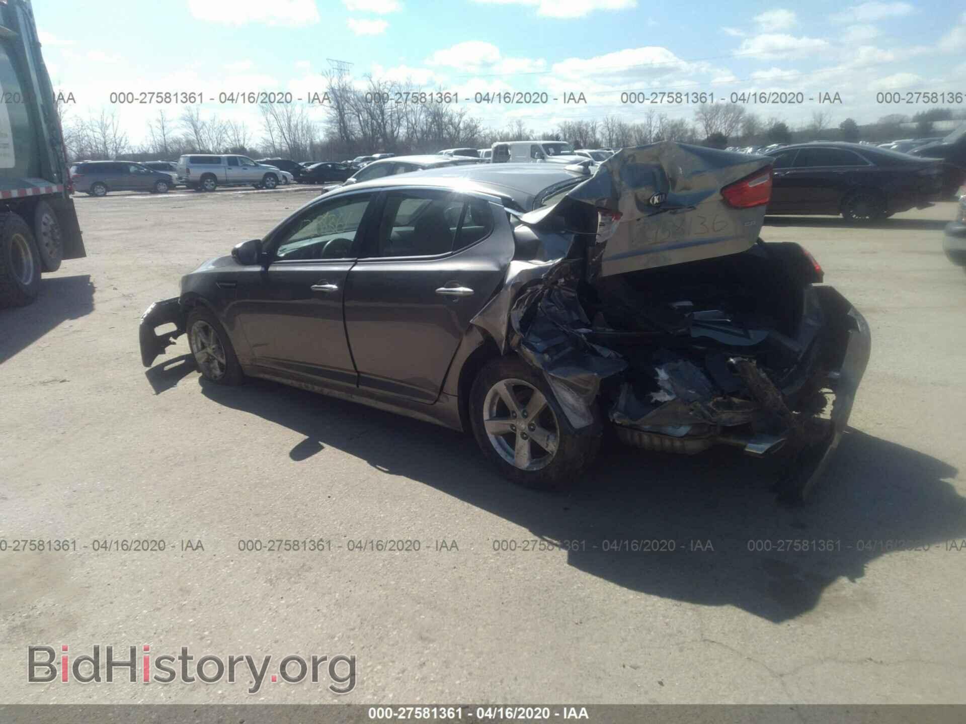 2015 KIA OPTIMA - VIN: 5XXGM4A71FG389857 - Фото 3