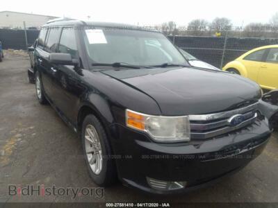 2011 Ford FLEX SEL, черный — VIN 2FMGK5CC8BBD12513, IAAI