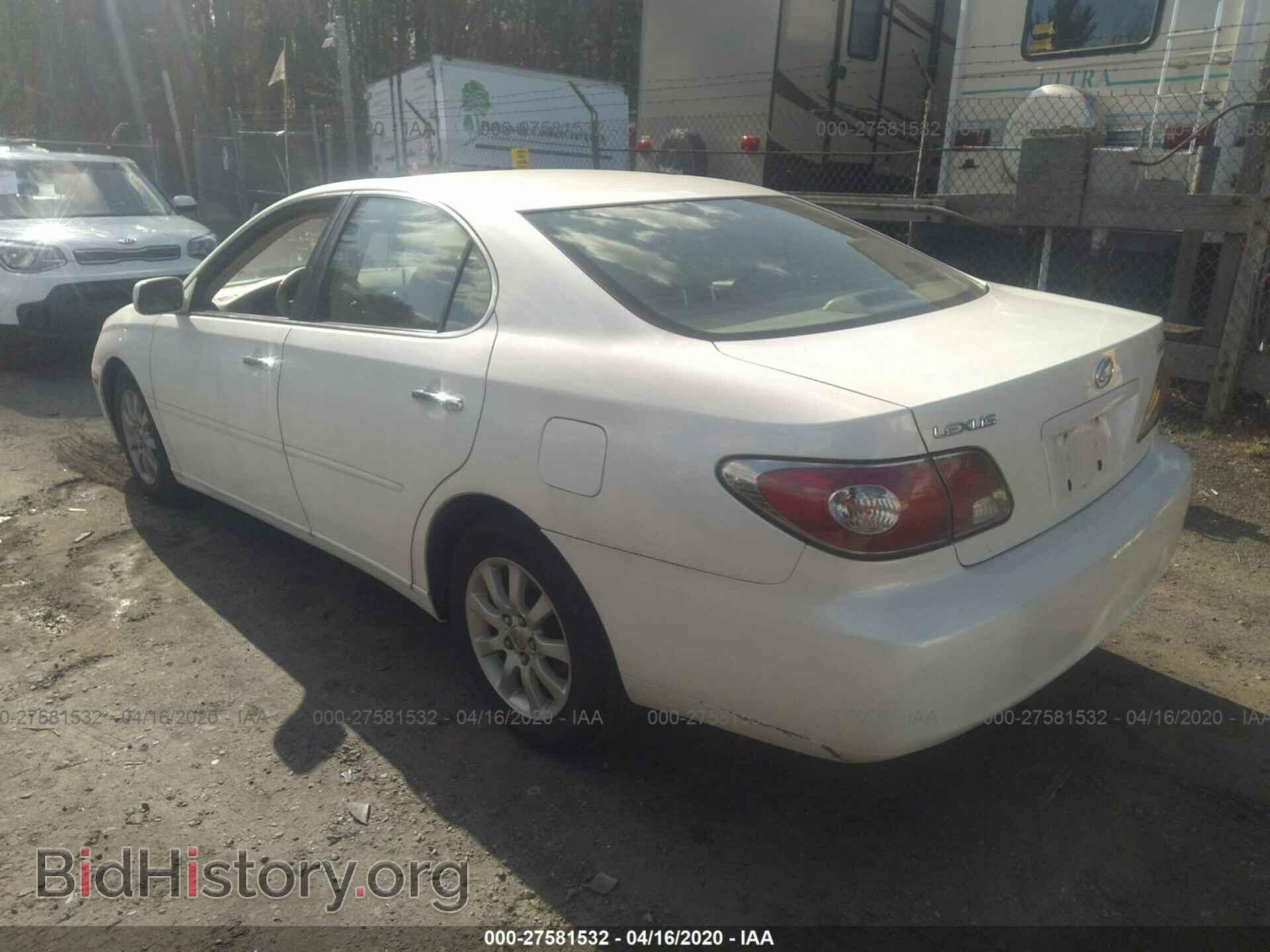 2003 LEXUS ES - VIN: JTHBF30G036015233 - Фото 3