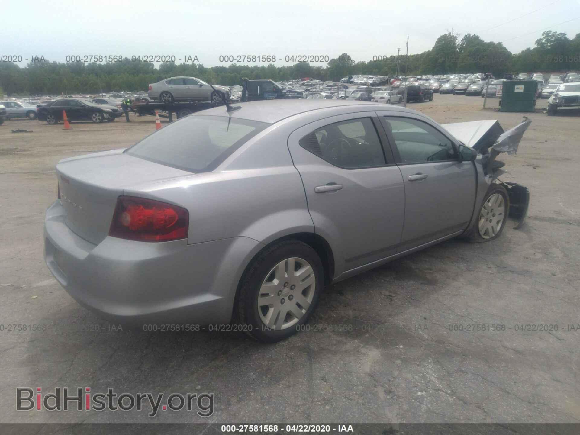 2014 DODGE AVENGER - VIN: 1C3CDZAB2EN147800 - Фото 4