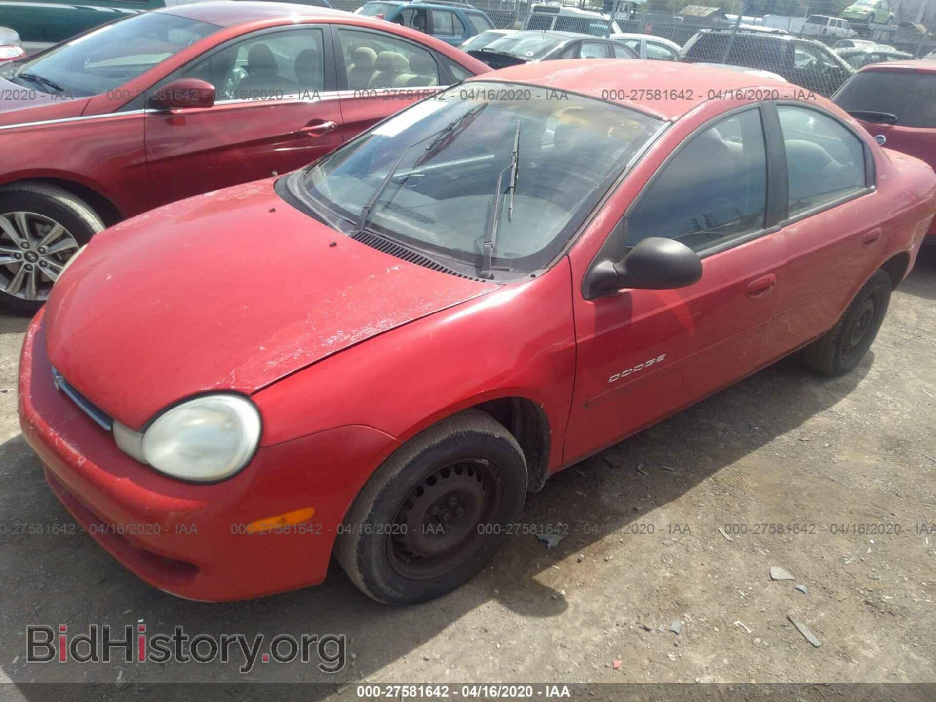 2001 DODGE NEON - VIN: 1B3ES46C11D209008 - Фото 2