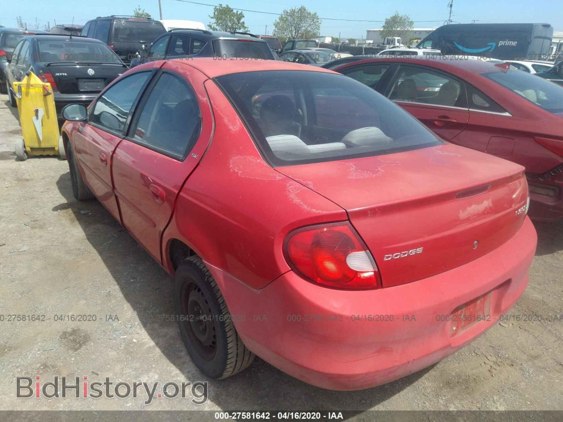 2001 DODGE NEON - VIN: 1B3ES46C11D209008 - Фото 3
