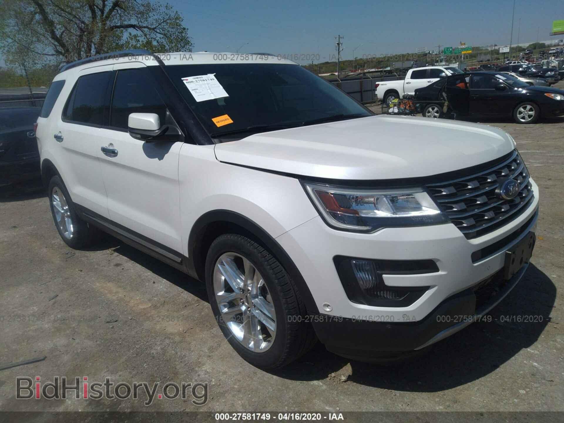 Фотография 1FM5K7F88GGA03831 - FORD EXPLORER 2016