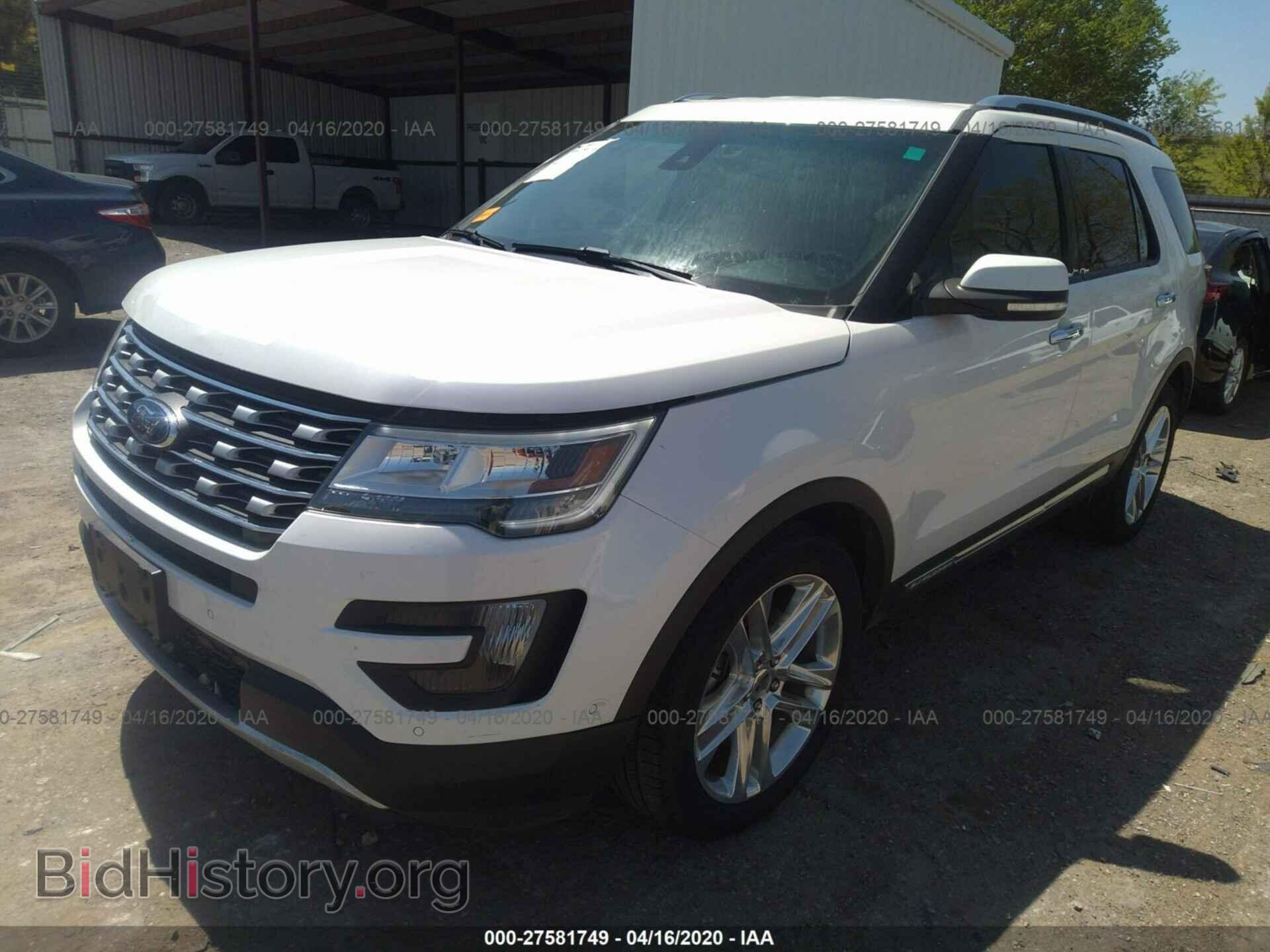 2016 FORD EXPLORER - VIN: 1FM5K7F88GGA03831 - Фото 2
