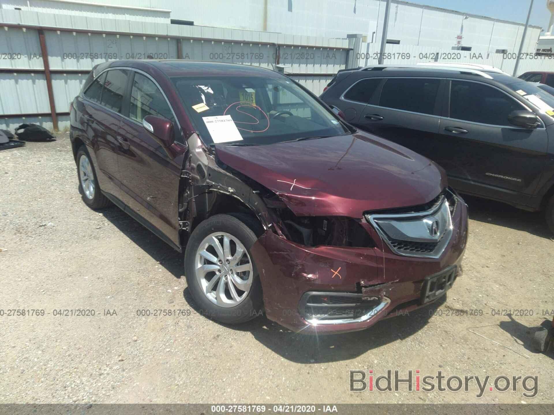 Photo 5J8TB3H52GL018177 - ACURA RDX 2016