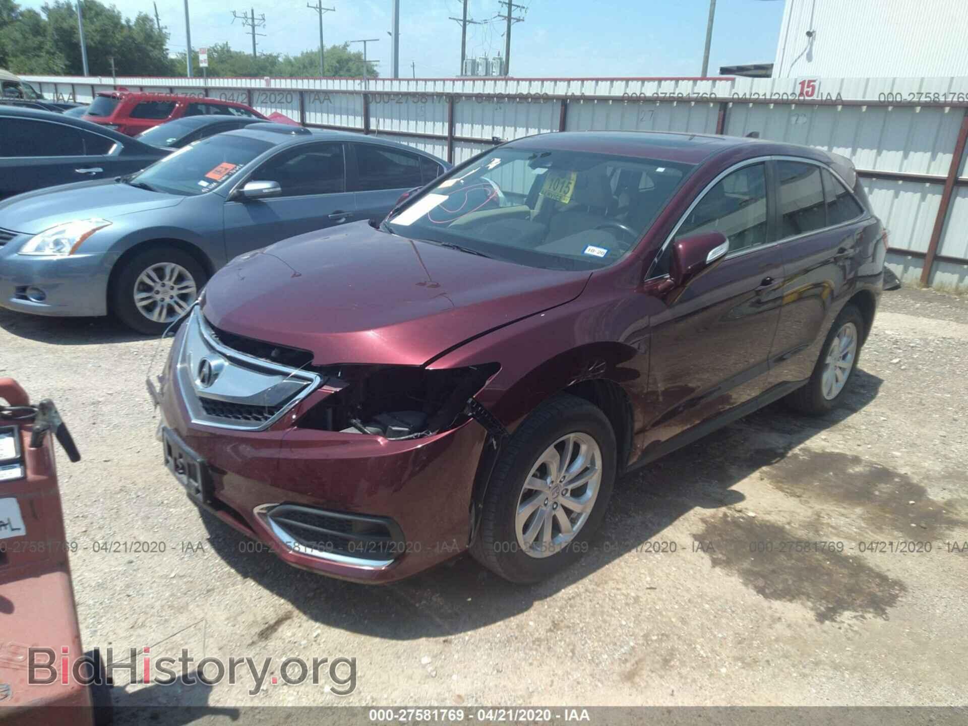 2016 ACURA RDX - VIN: 5J8TB3H52GL018177 - Фото 2