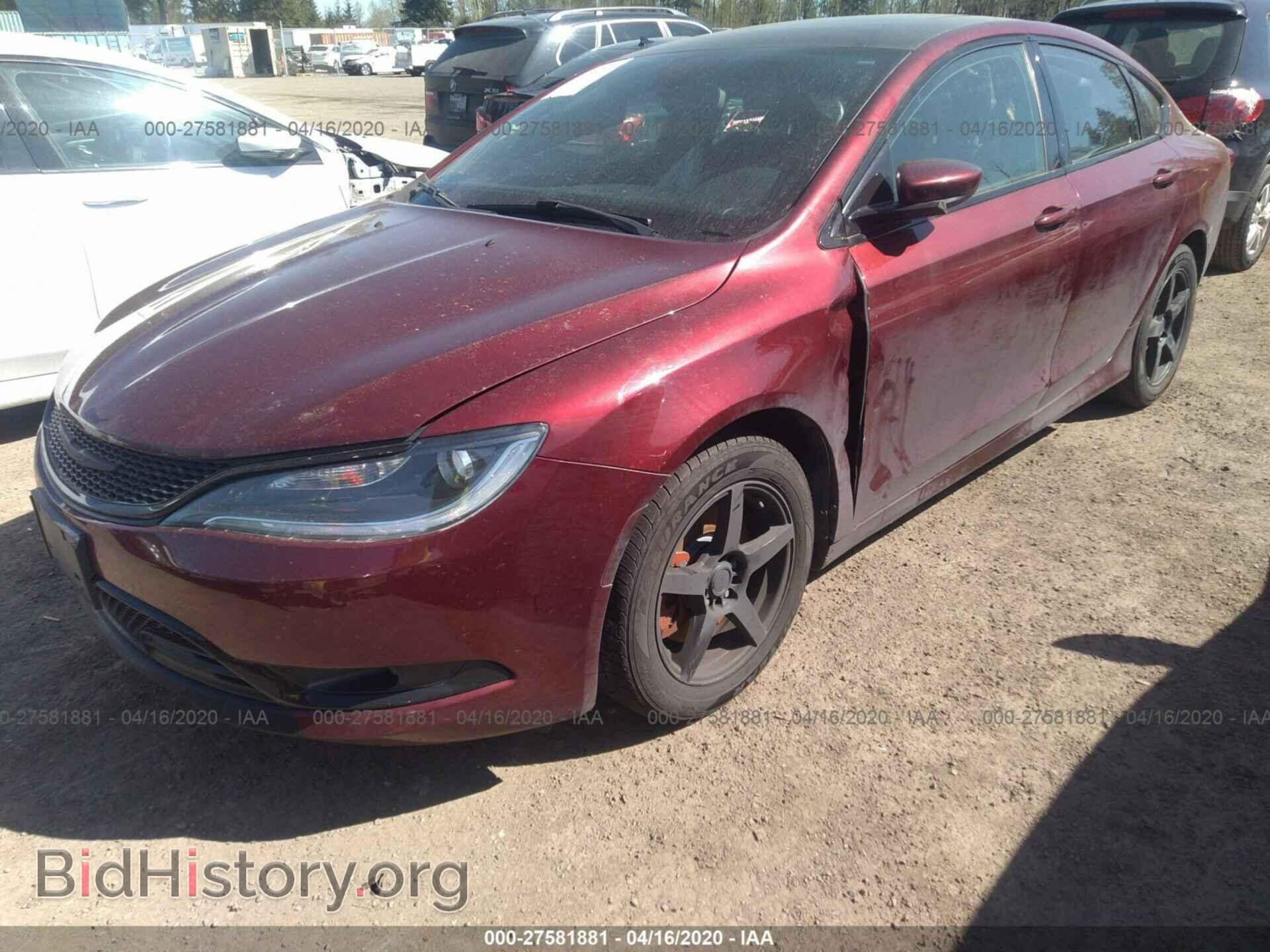 2015 CHRYSLER 200 - VIN: 1C3CCCDG8FN656427 - Photo 2