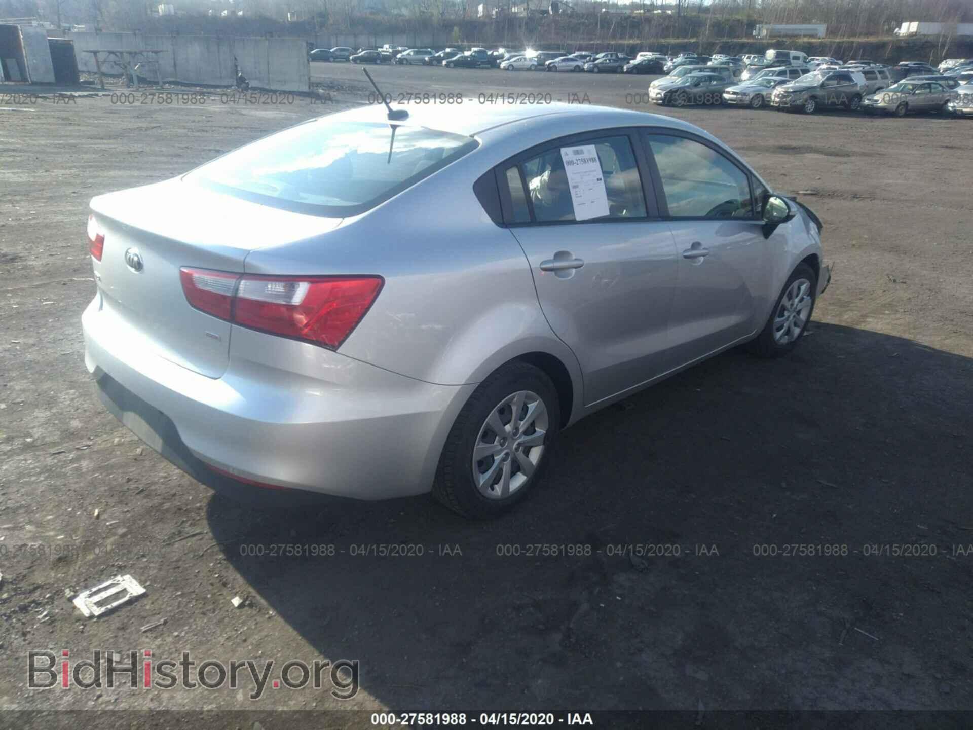 2016 KIA RIO - VIN: KNADM4A32G6572620 - Фото 4
