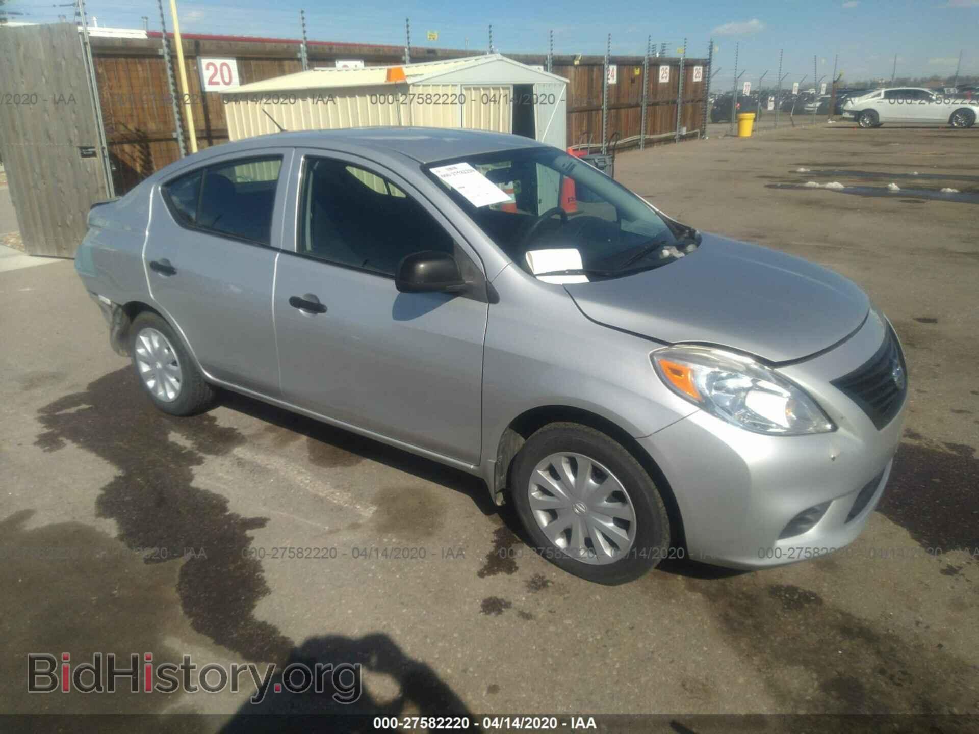 Фотография 3N1CN7AP4CL878785 - NISSAN VERSA 2012