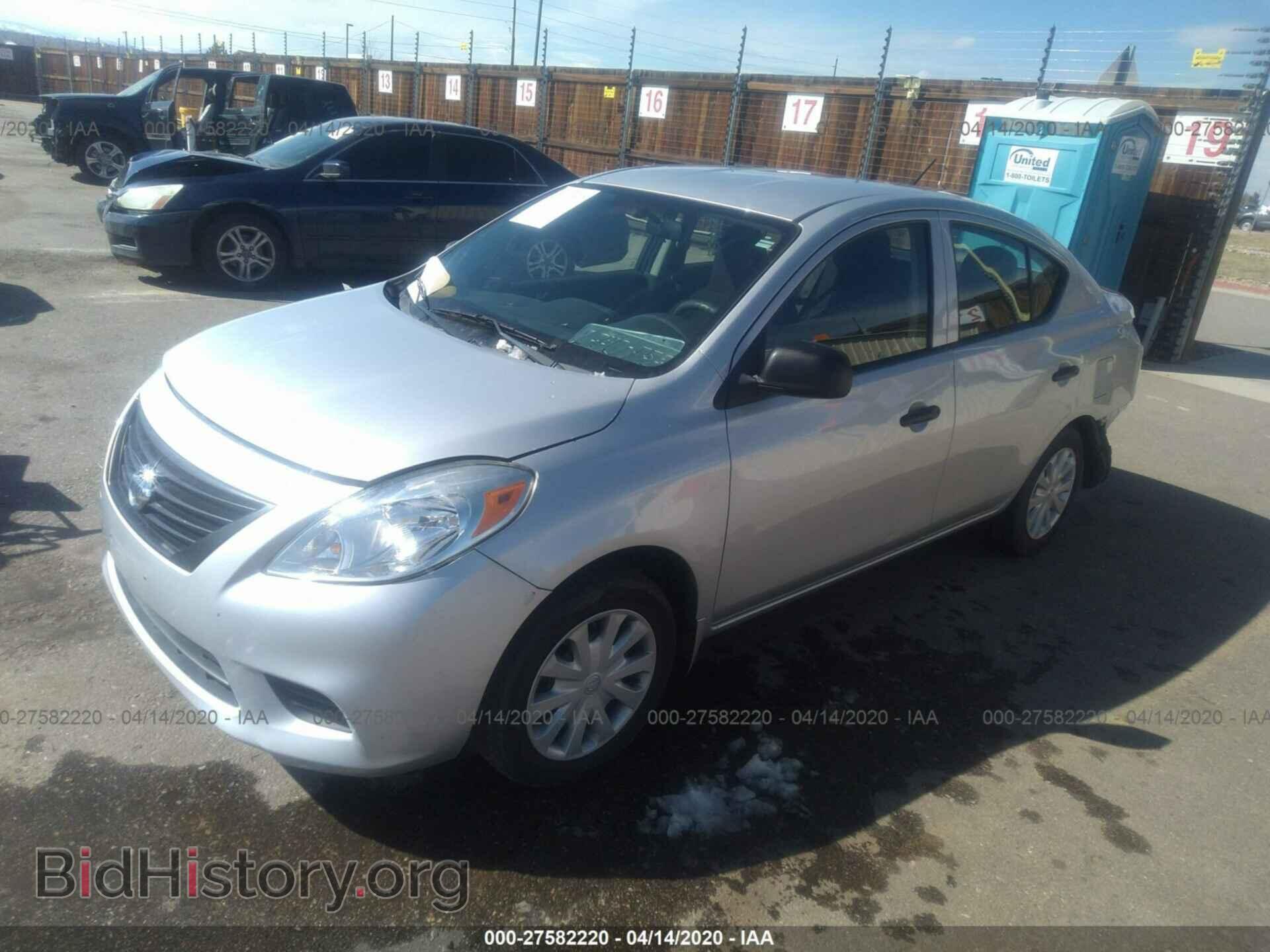 2012 NISSAN VERSA - VIN: 3N1CN7AP4CL878785 - Фото 2