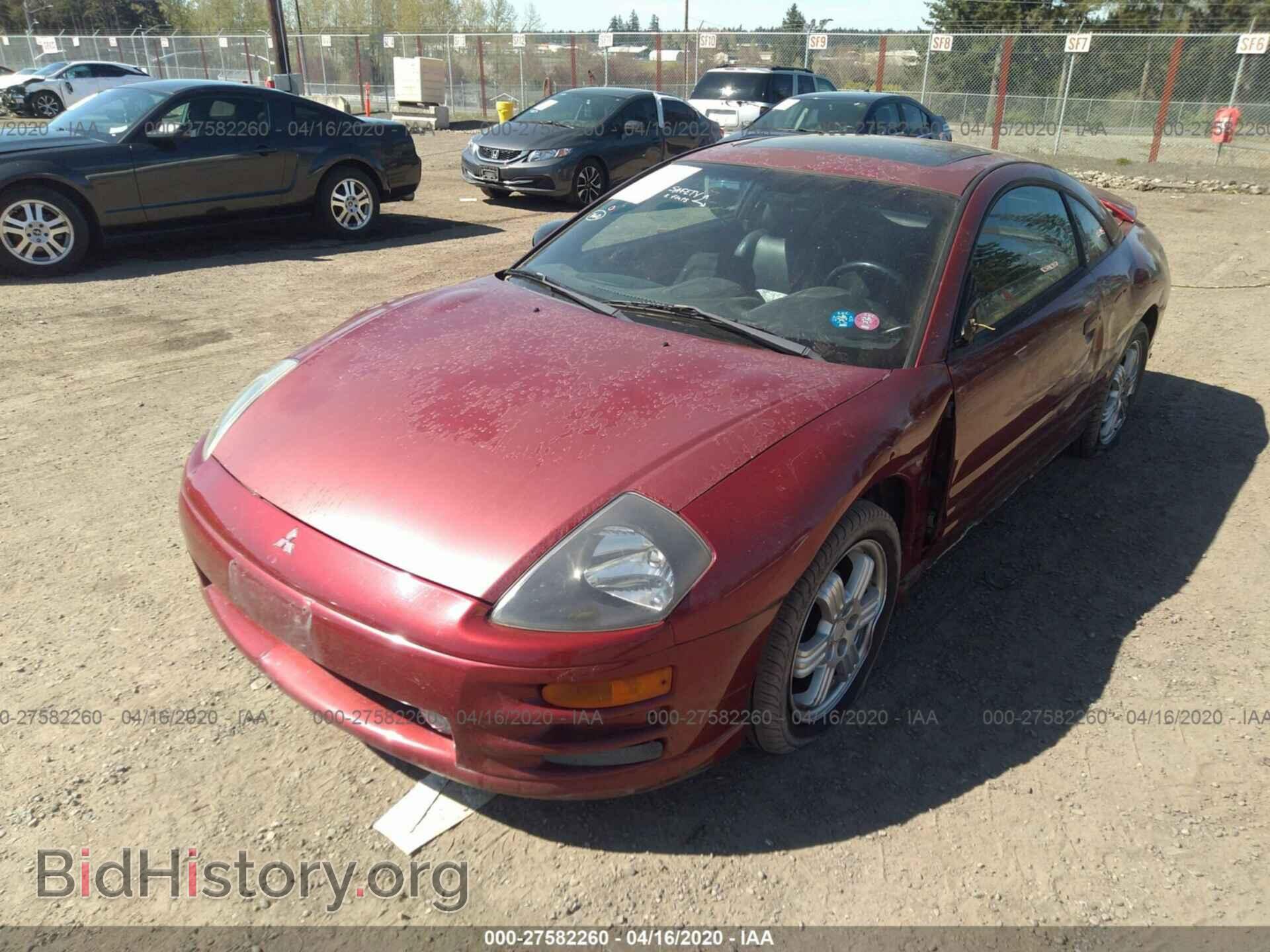 2001 MITSUBISHI ECLIPSE - VIN: 4A3AC54H71E089317 - Photo 2