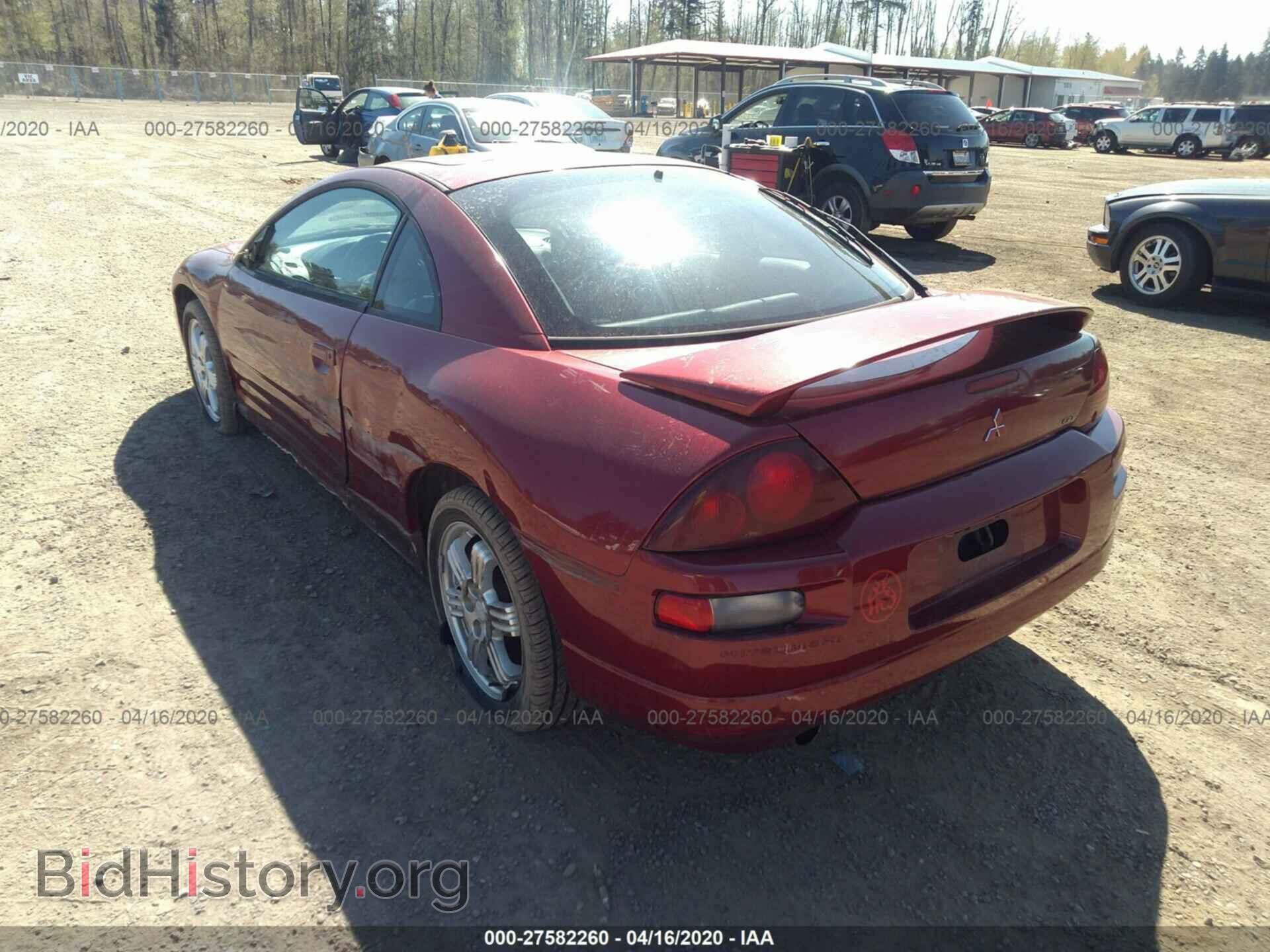 2001 MITSUBISHI ECLIPSE - VIN: 4A3AC54H71E089317 - Photo 3