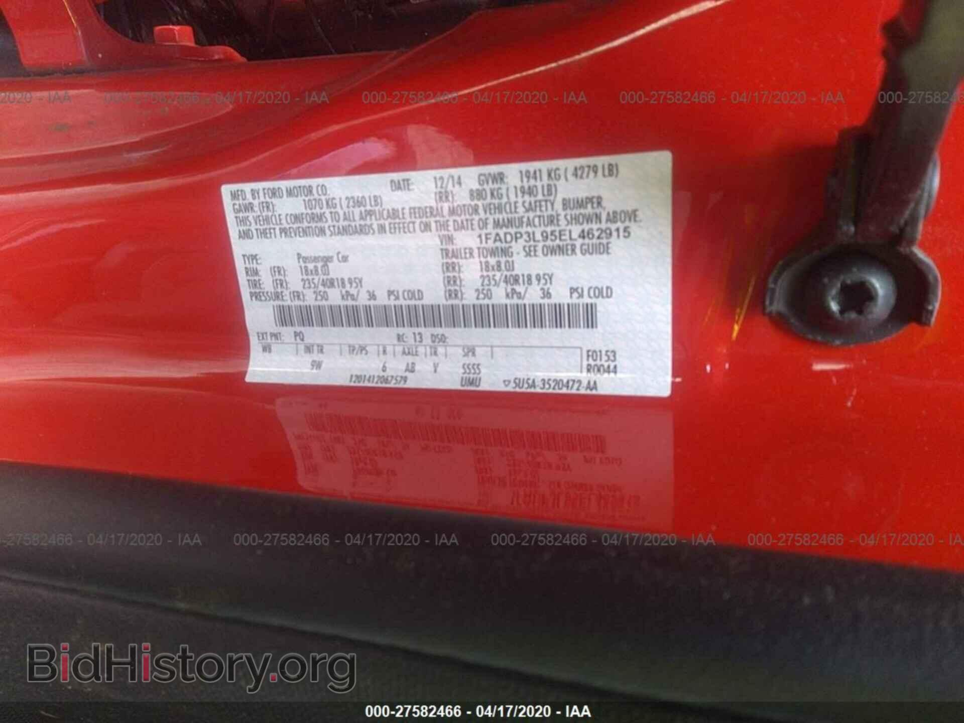 2014 FORD FOCUS - VIN: 1FADP3L95EL462915 - Photo 9