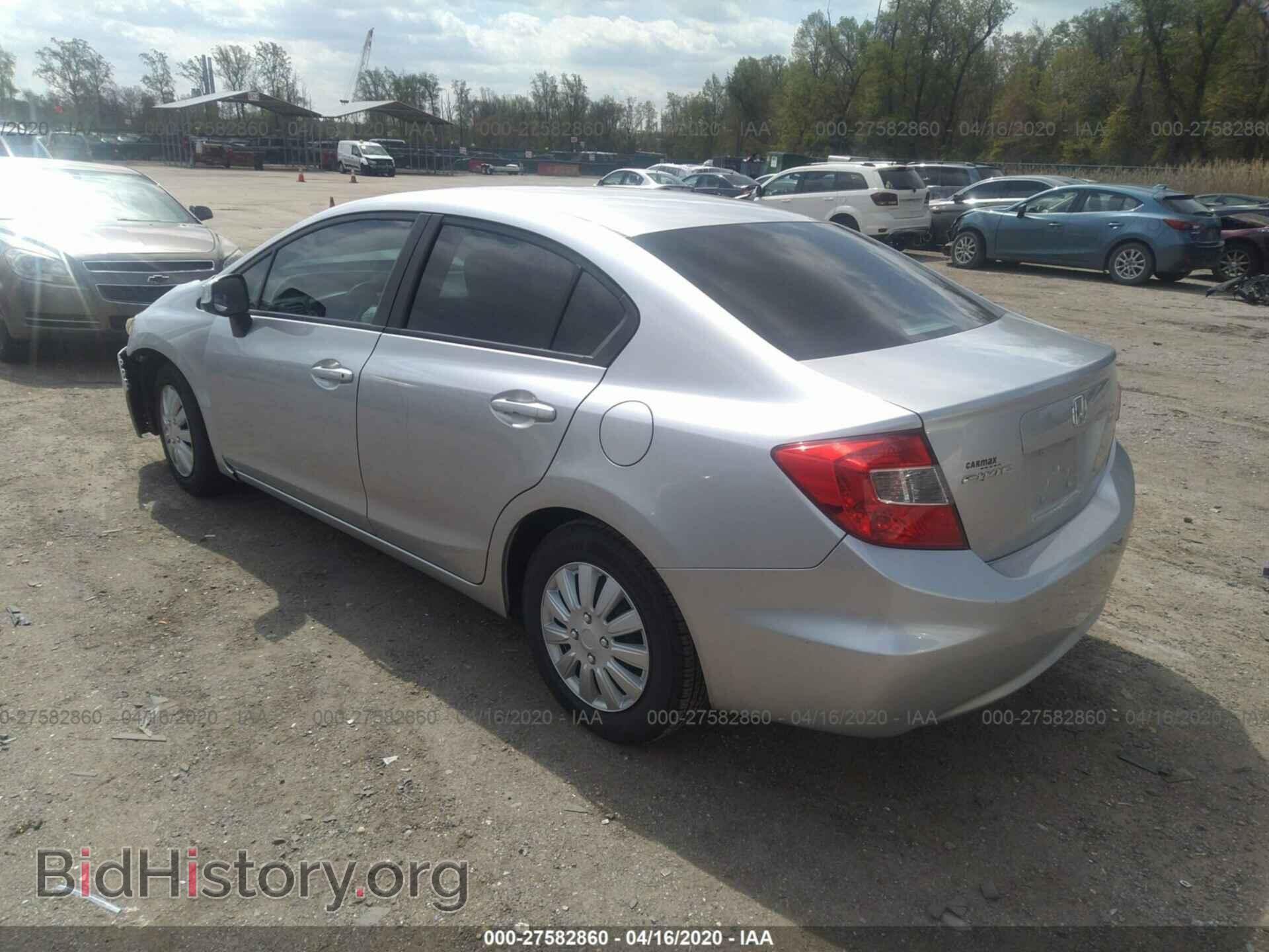 2012 HONDA CIVIC - VIN: 19XFB2F52CE314621 - Фото 3