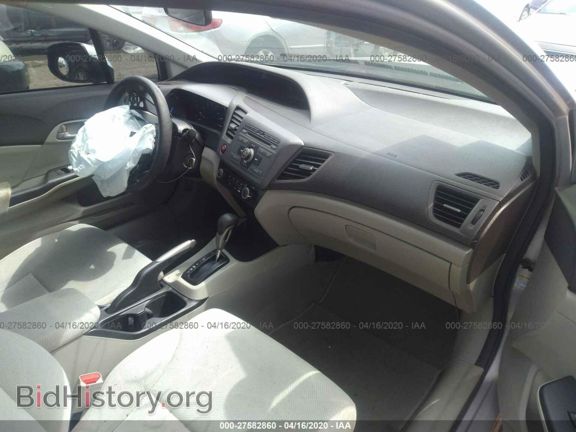 2012 HONDA CIVIC - VIN: 19XFB2F52CE314621 - Фото 5