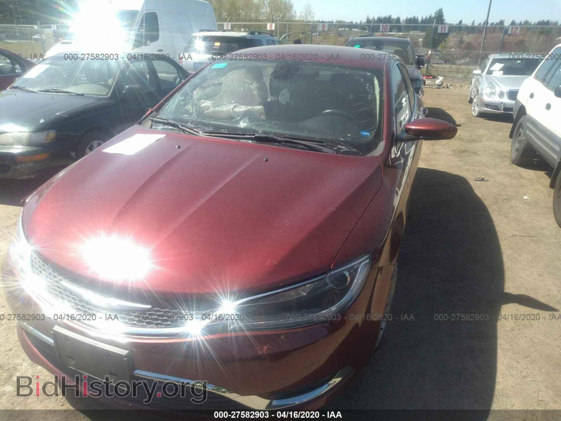 2015 CHRYSLER 200 - VIN: 1C3CCCAB1FN596015 - Фото 2