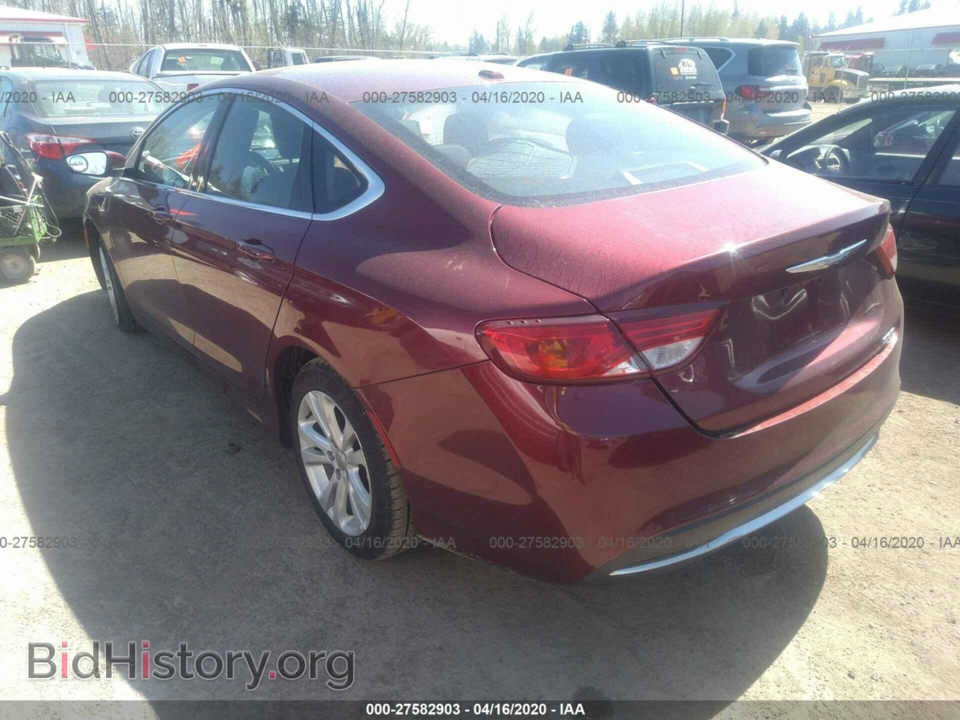 2015 CHRYSLER 200 - VIN: 1C3CCCAB1FN596015 - Фото 3