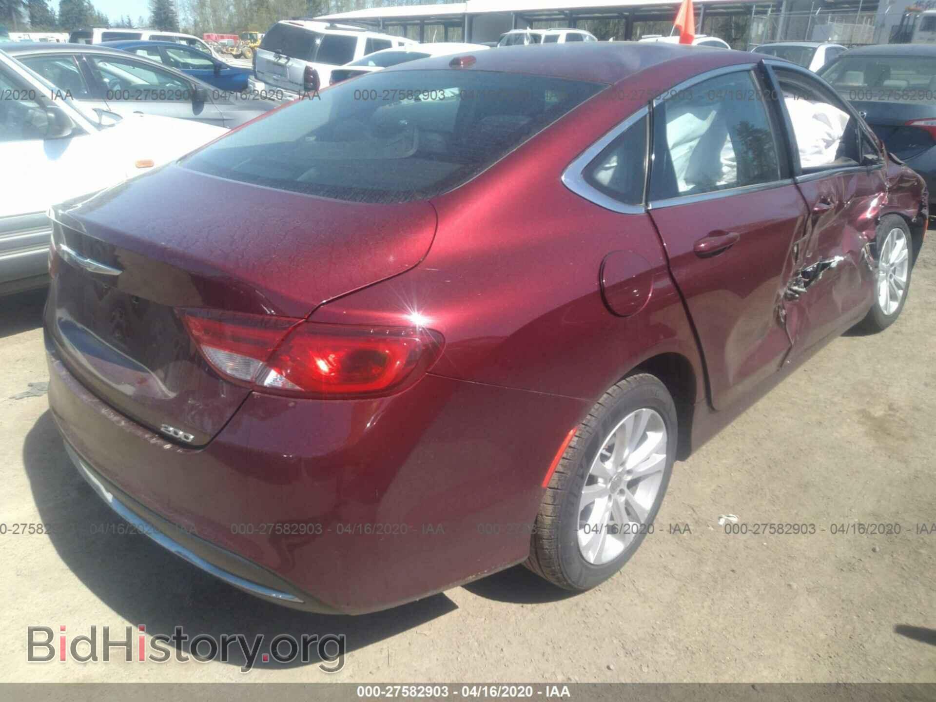 2015 CHRYSLER 200 - VIN: 1C3CCCAB1FN596015 - Фото 4
