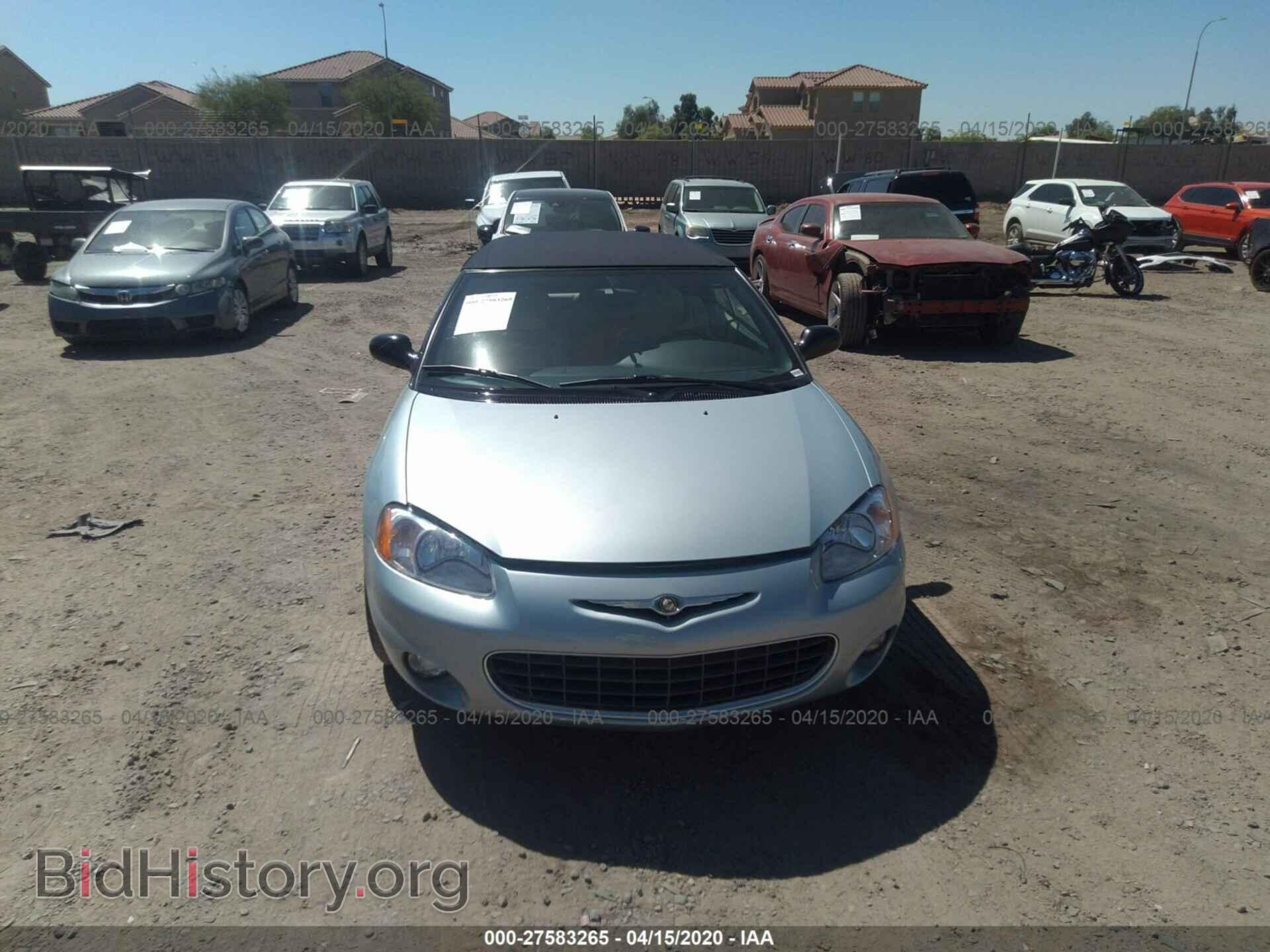 2001 CHRYSLER SEBRING - VIN: 1C3EL65U31N630504 - Фото 6