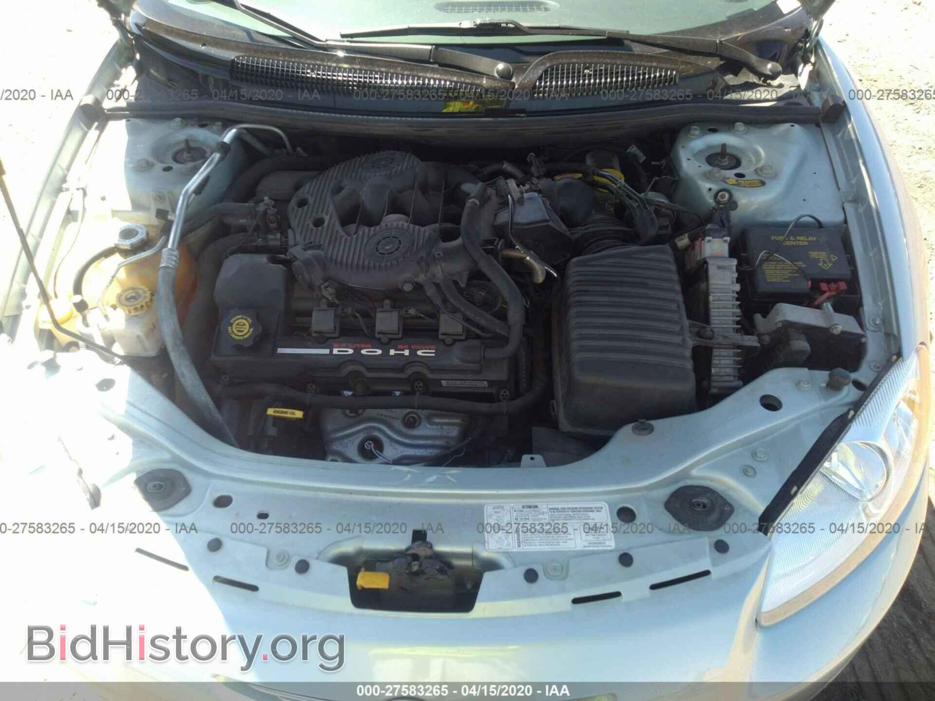 2001 CHRYSLER SEBRING - VIN: 1C3EL65U31N630504 - Фото 10